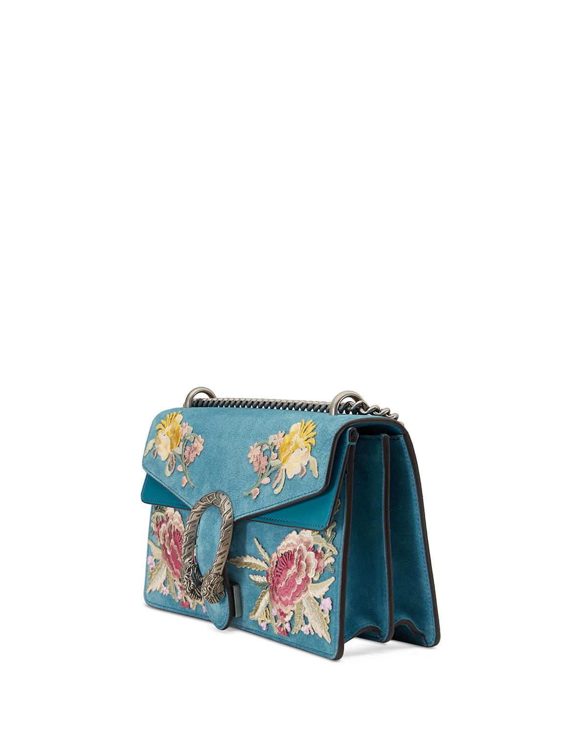 Gucci Backpack With Blue Flowers IQS Executive