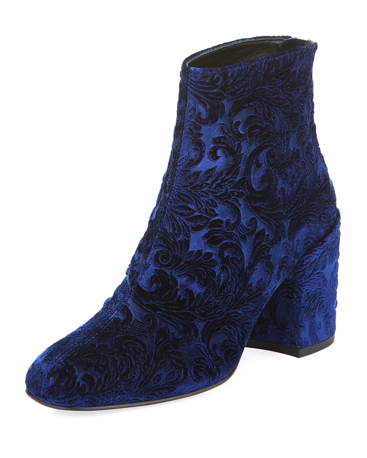 stuart weitzman instep block heel ankle boots