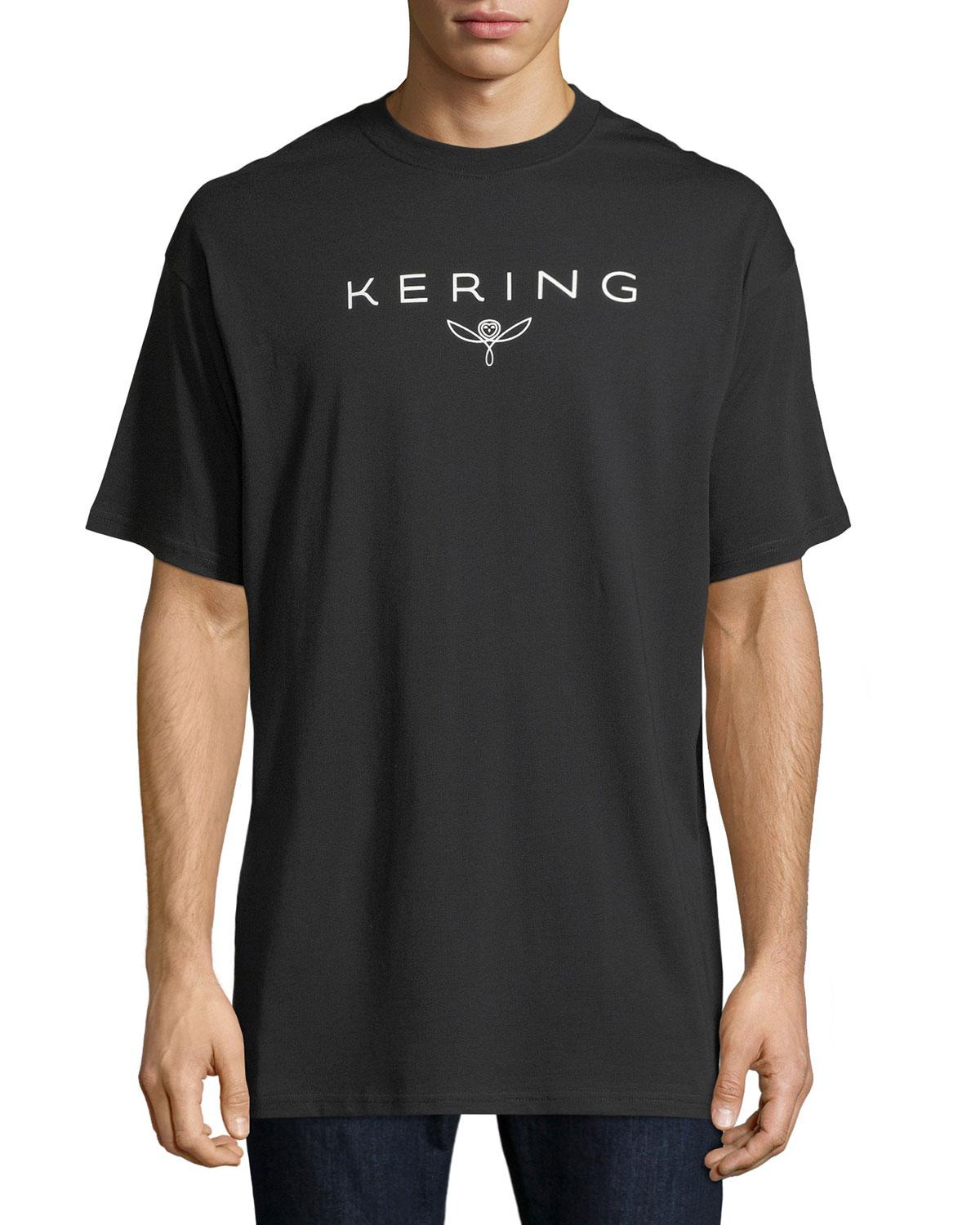  Balenciaga  Cotton Kering Logo T  shirt  in Black for Men Lyst