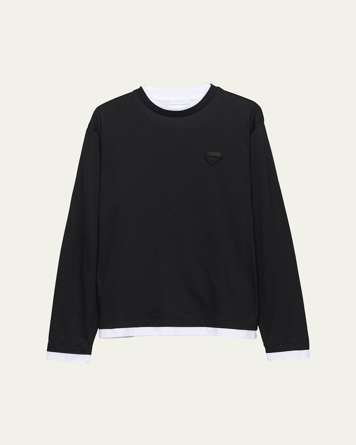 トップス 2006 PRADA graphic long sleeve T shirt PRADA Long Sleeve T-Shirts for Men for sale - eBay