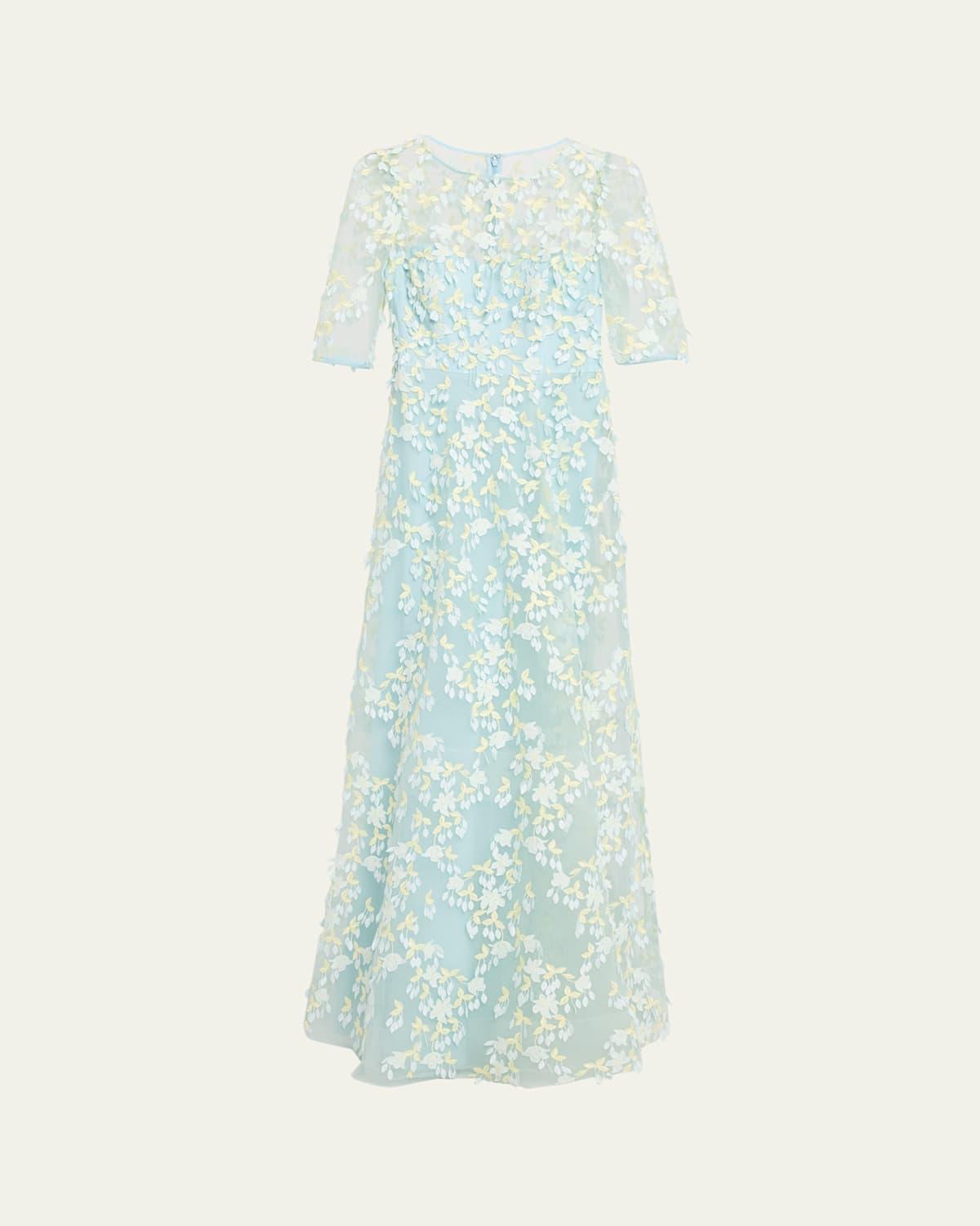 chinese dress ladies Kamila Tulle Maxi Dress