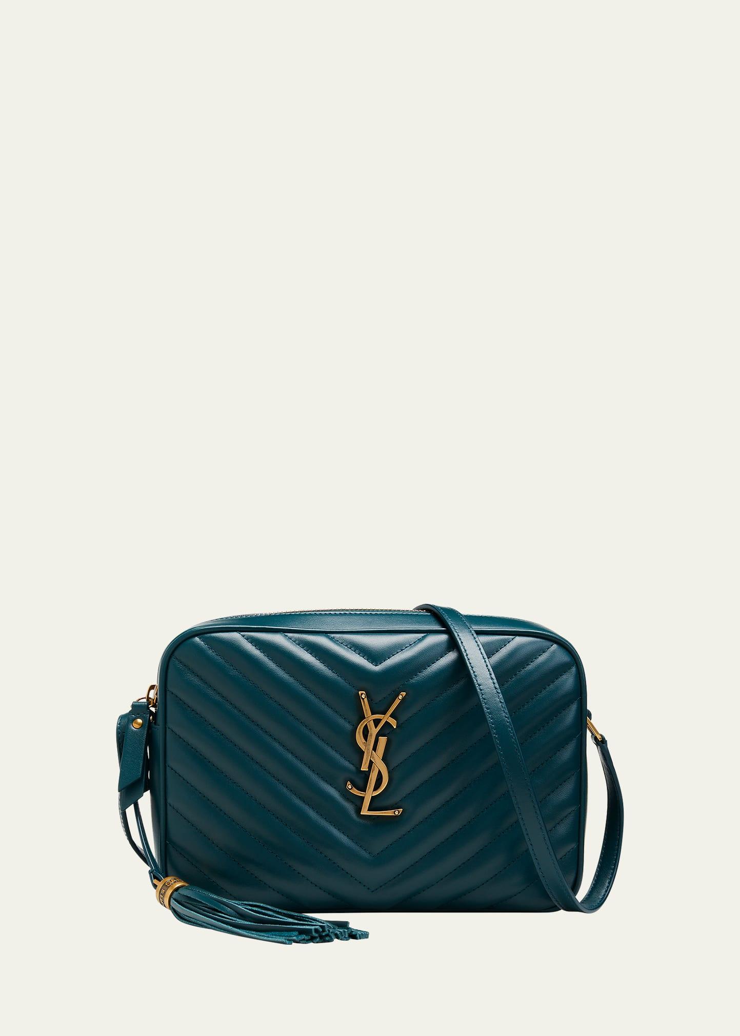 Medium lou calfskin leather outlet camera bag saint laurent
