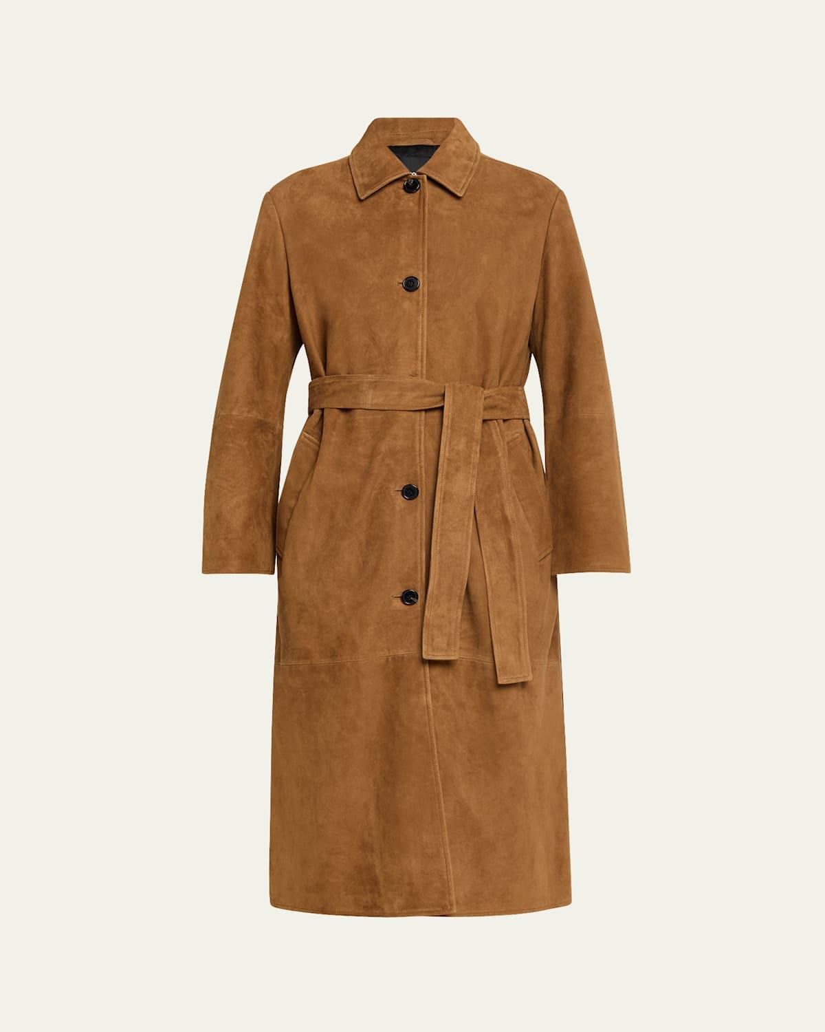 Designer Theory Perfect Raglan Trench Coats for Women Up to 84