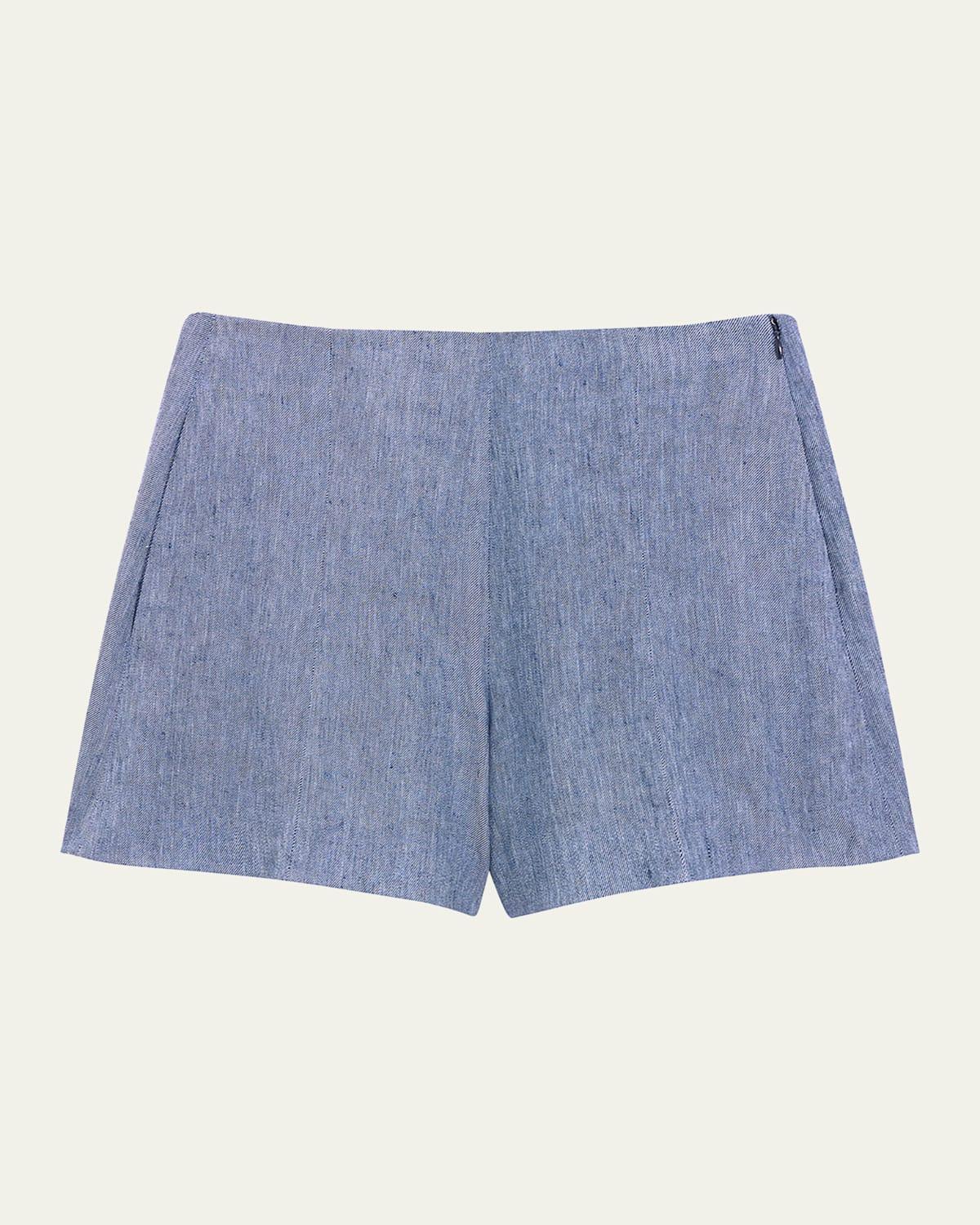 ショートパンツ THEORY Women Shorts  Burmudas P0201208 XLV BLUE Theory Shorts womens 2 blue chino casual classic cotton prep