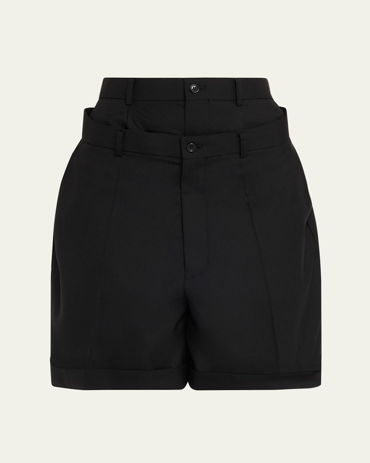 noir kei ninomiya ハーフパンツ noir kei ninomiya(ノワールケイニノミヤ) 25SSAcetate Shorts