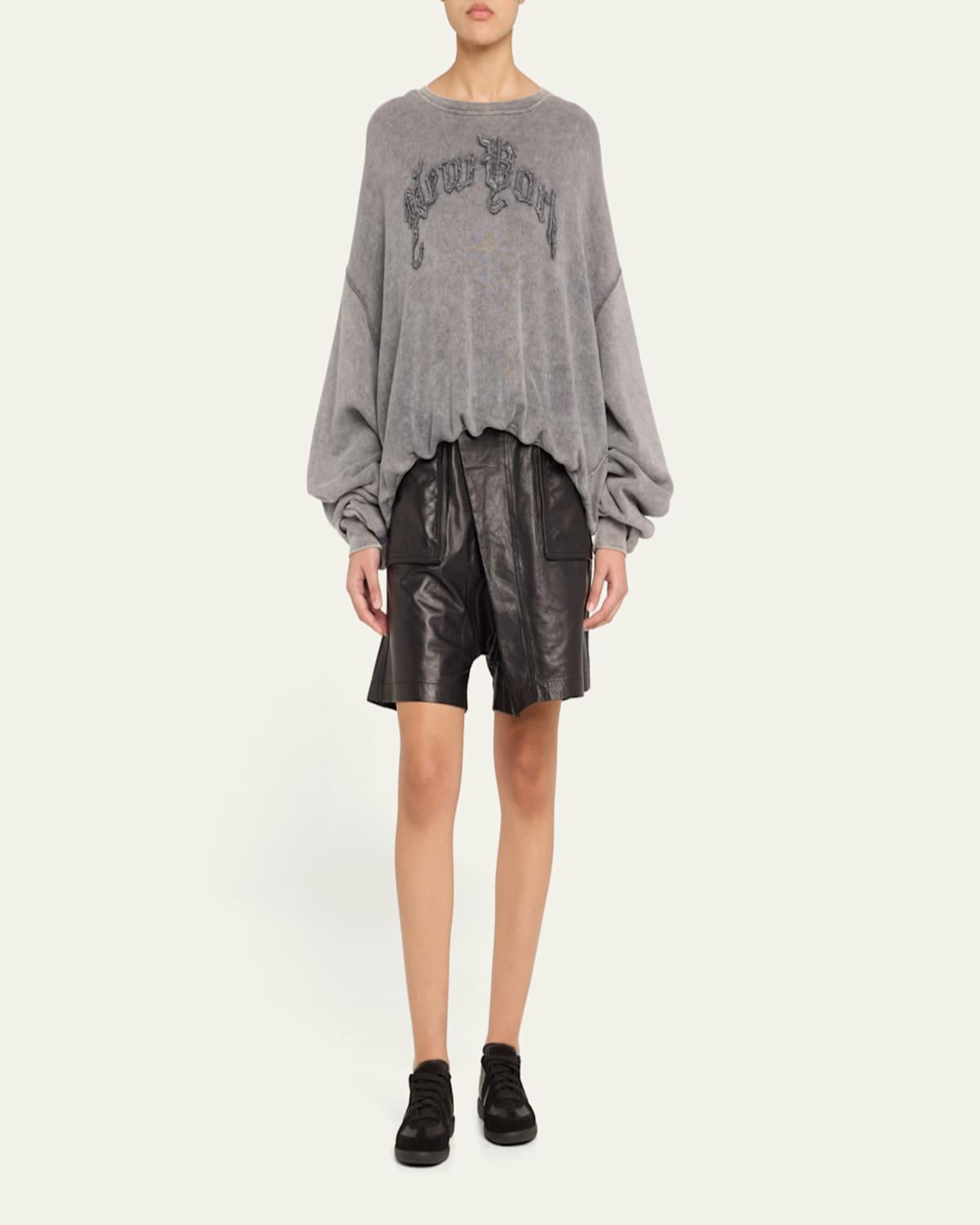 R13 New York Balloon Crewneck Sweatshirt in Gray | Lyst R13 New York Balloon Crewneck Sweatshirt in Gray | Lyst