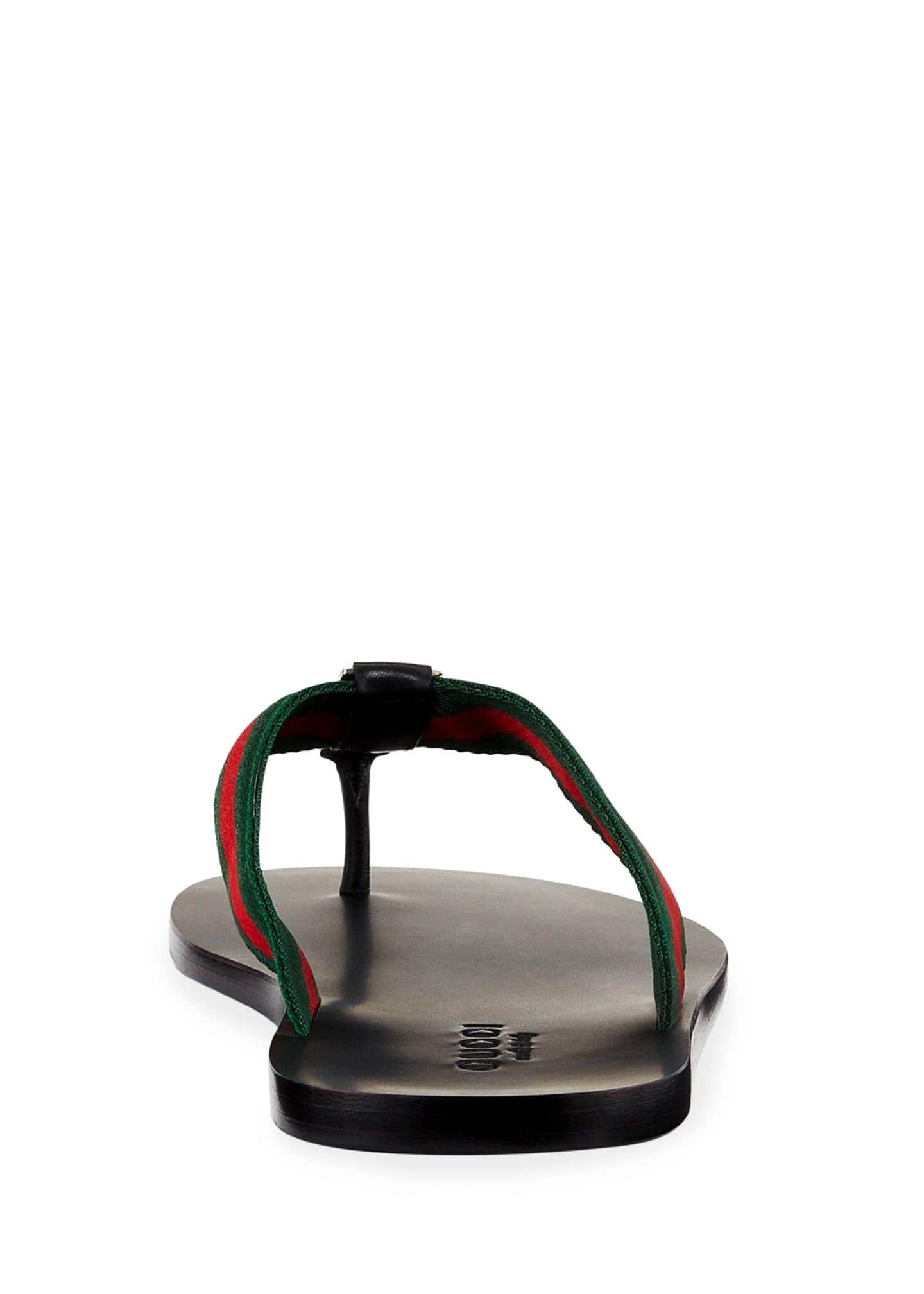 gg line signature web thong sandal