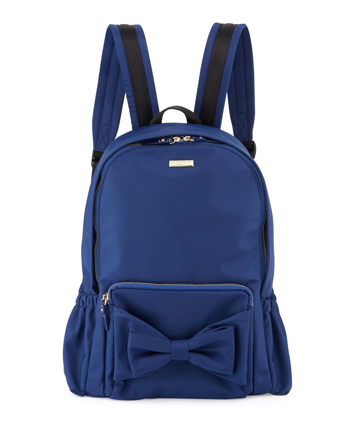 Kate Spade Synthetic Girls' Back To School Nylon Backpack in Navy (Blue