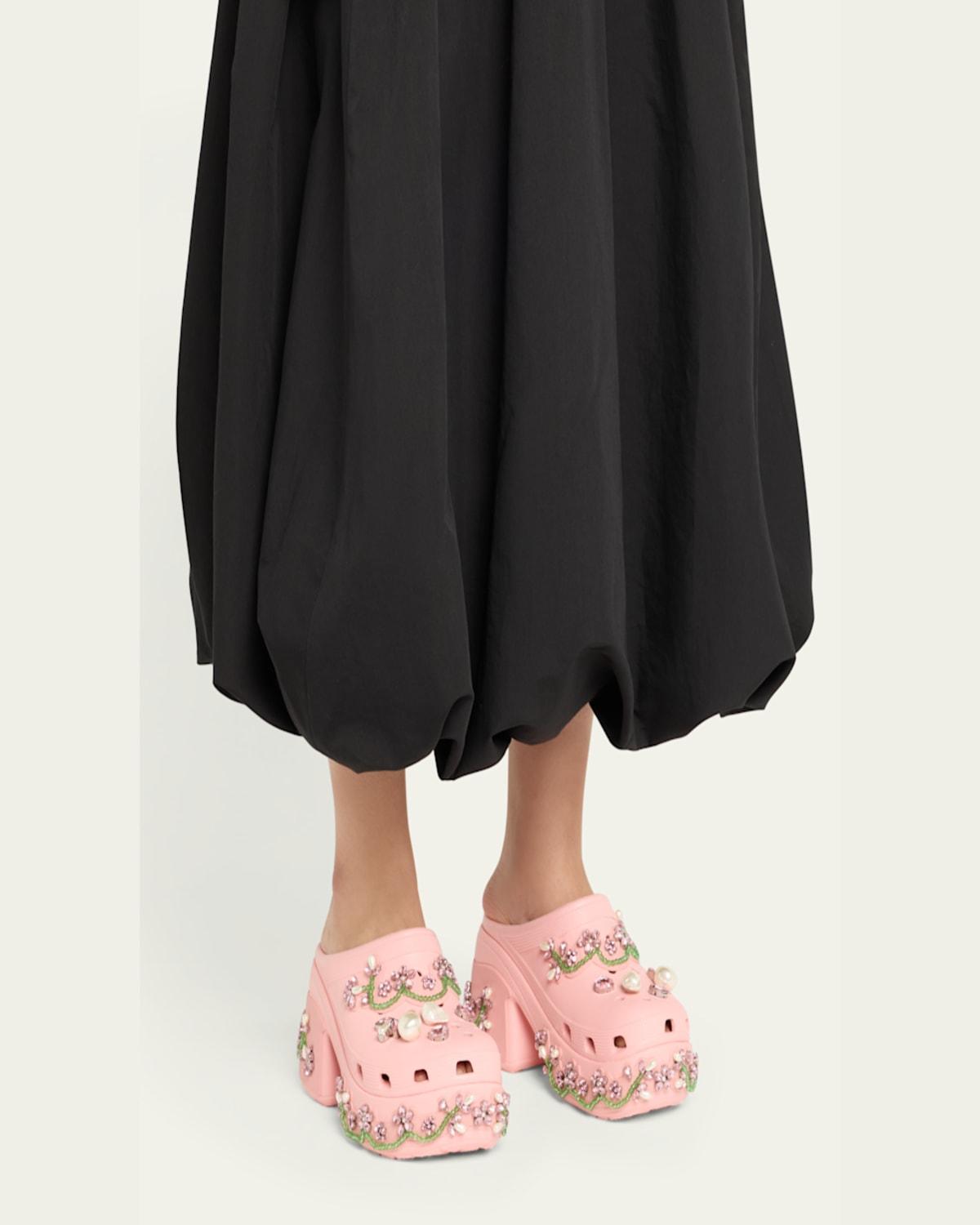 Simone Rocha x Crocs X Crocs Siren Embellished Mule Clogs in Simone Rocha x Crocs X Crocs Siren Embellished Mule Clogs in