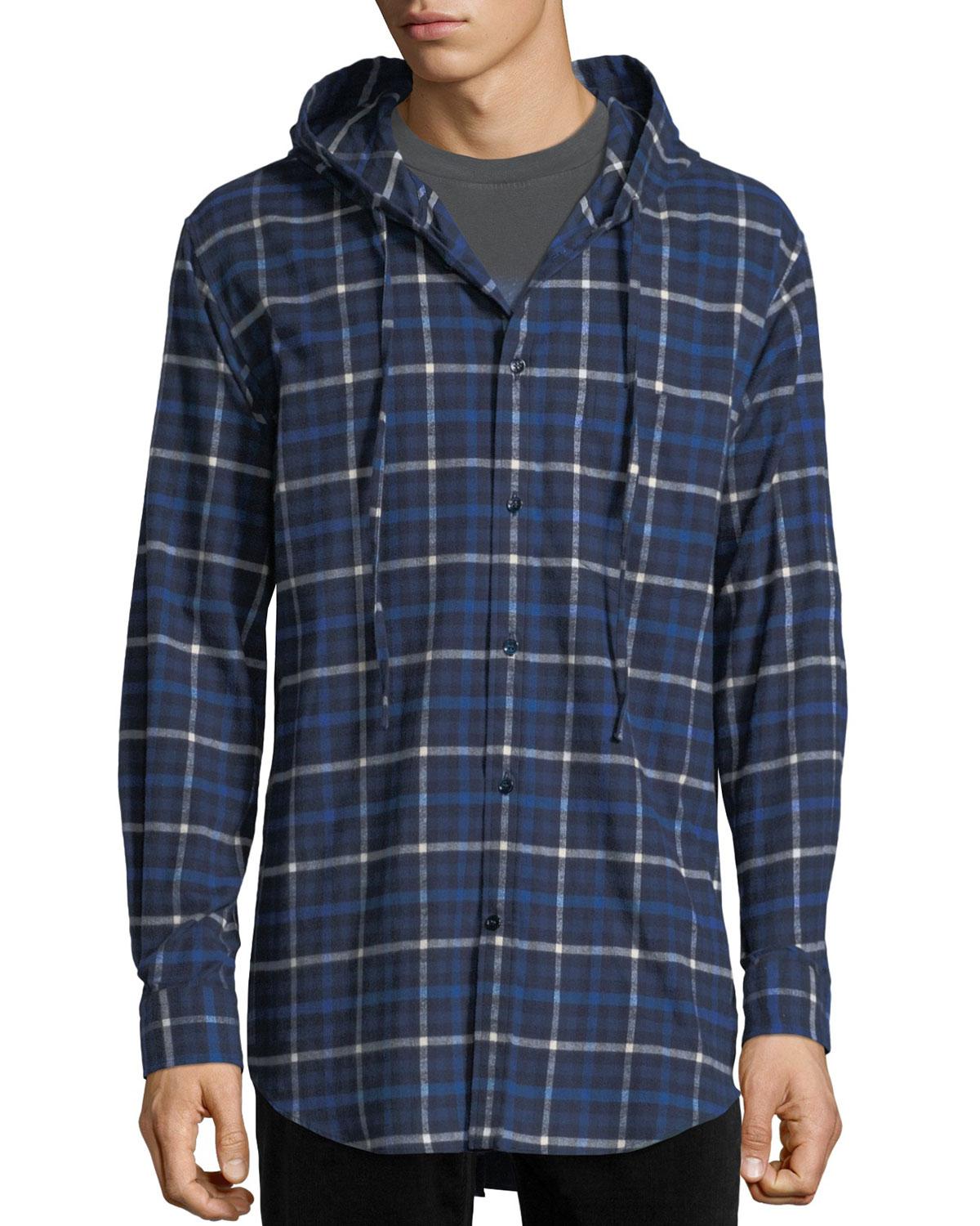 balenciaga hooded shirt