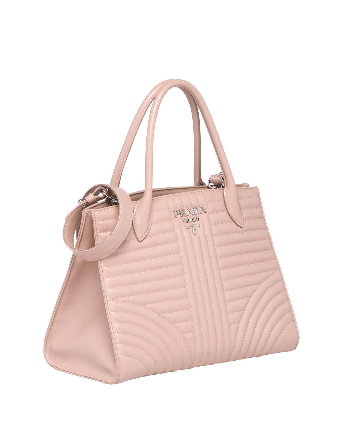 Prada Diagramme Tote With Removable Crossbody Strap - Lyst