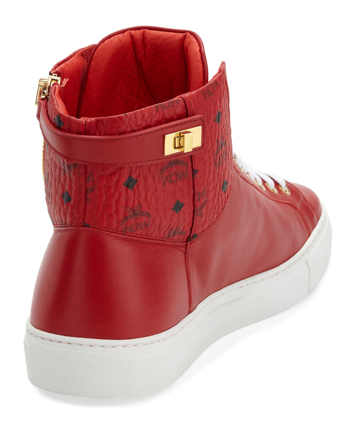 red sneakers style