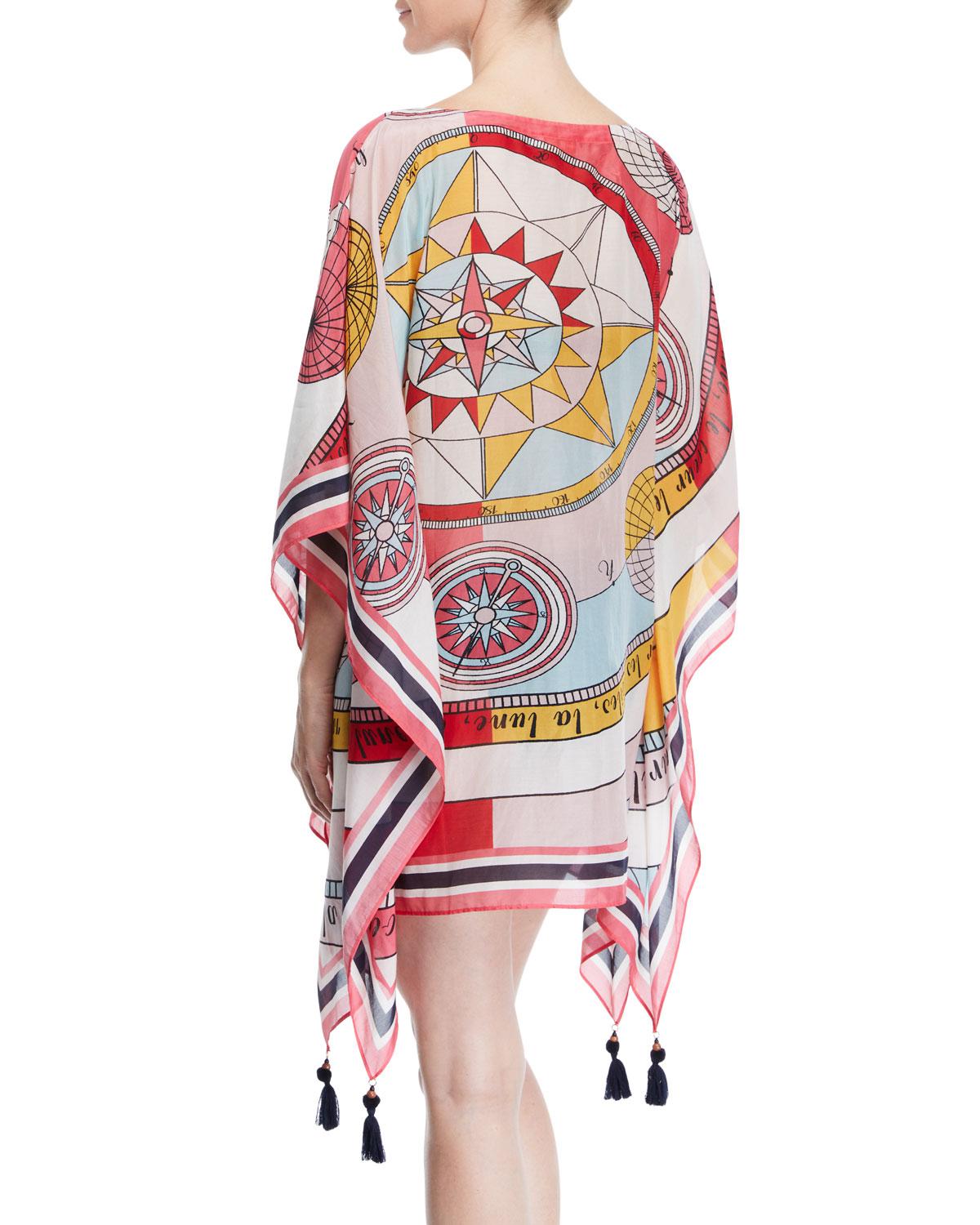 tory burch constellation beach caftan