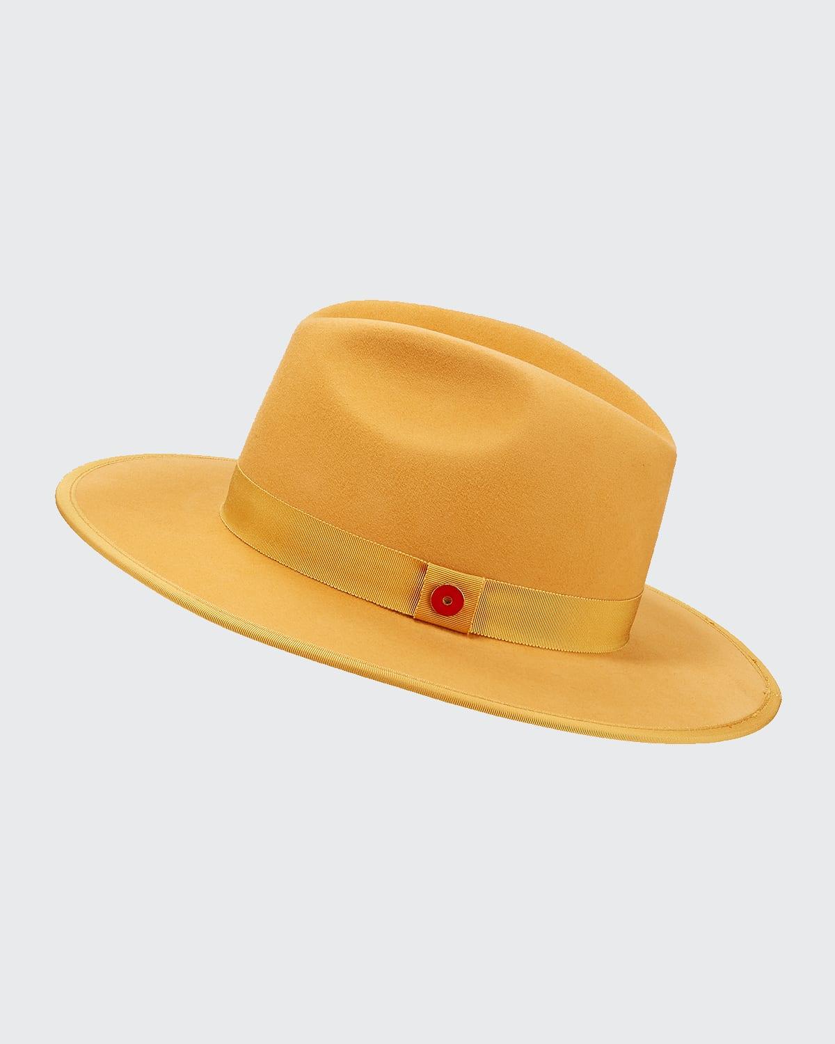 Keith James Queen Red-brim Wool Fedora Hat for Men | Lyst