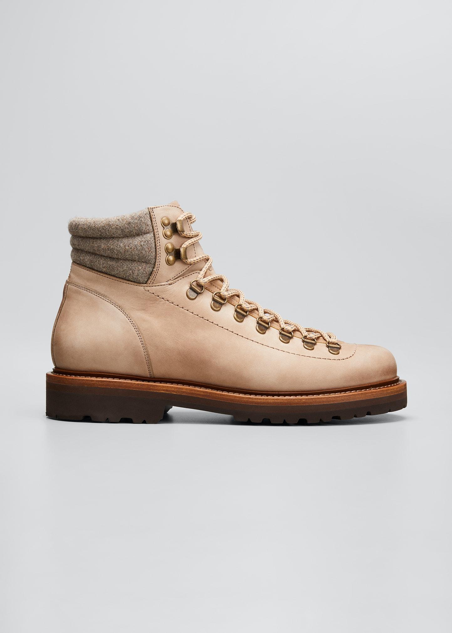 nubuck leather hiking boots