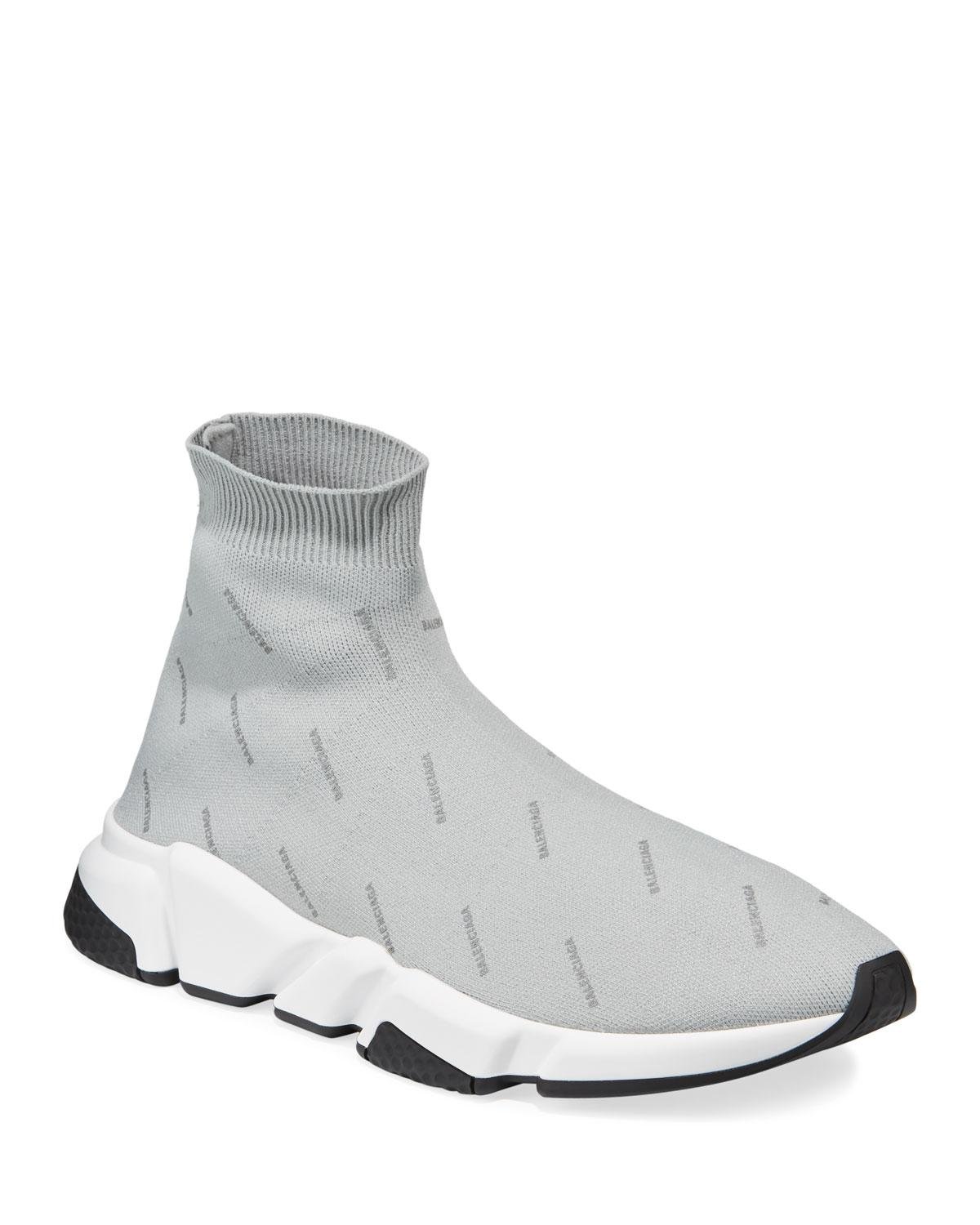 balenciaga grey sock shoes