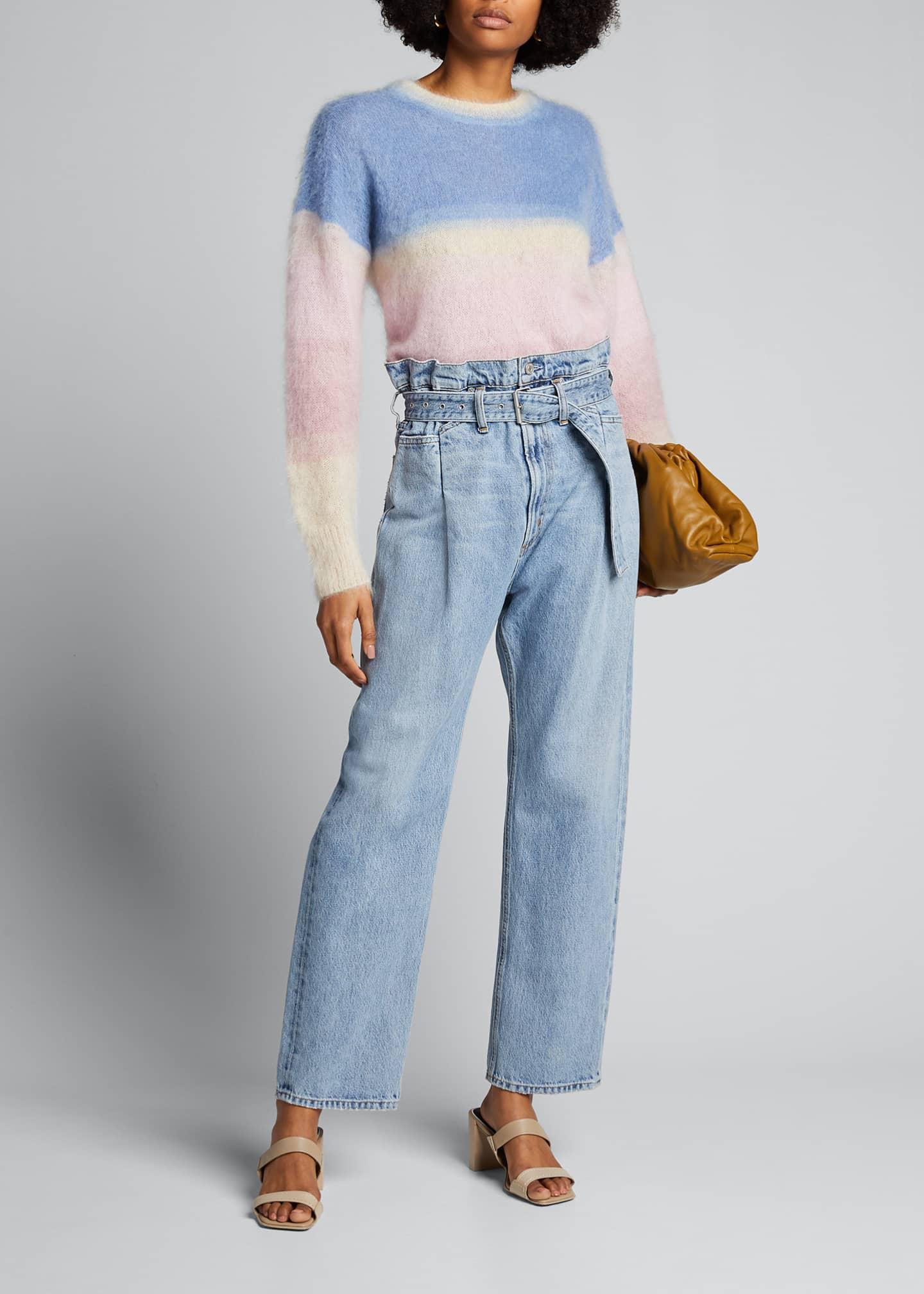 Agolde Denim Reworked 90s Belted Jeans in Blue - Lyst