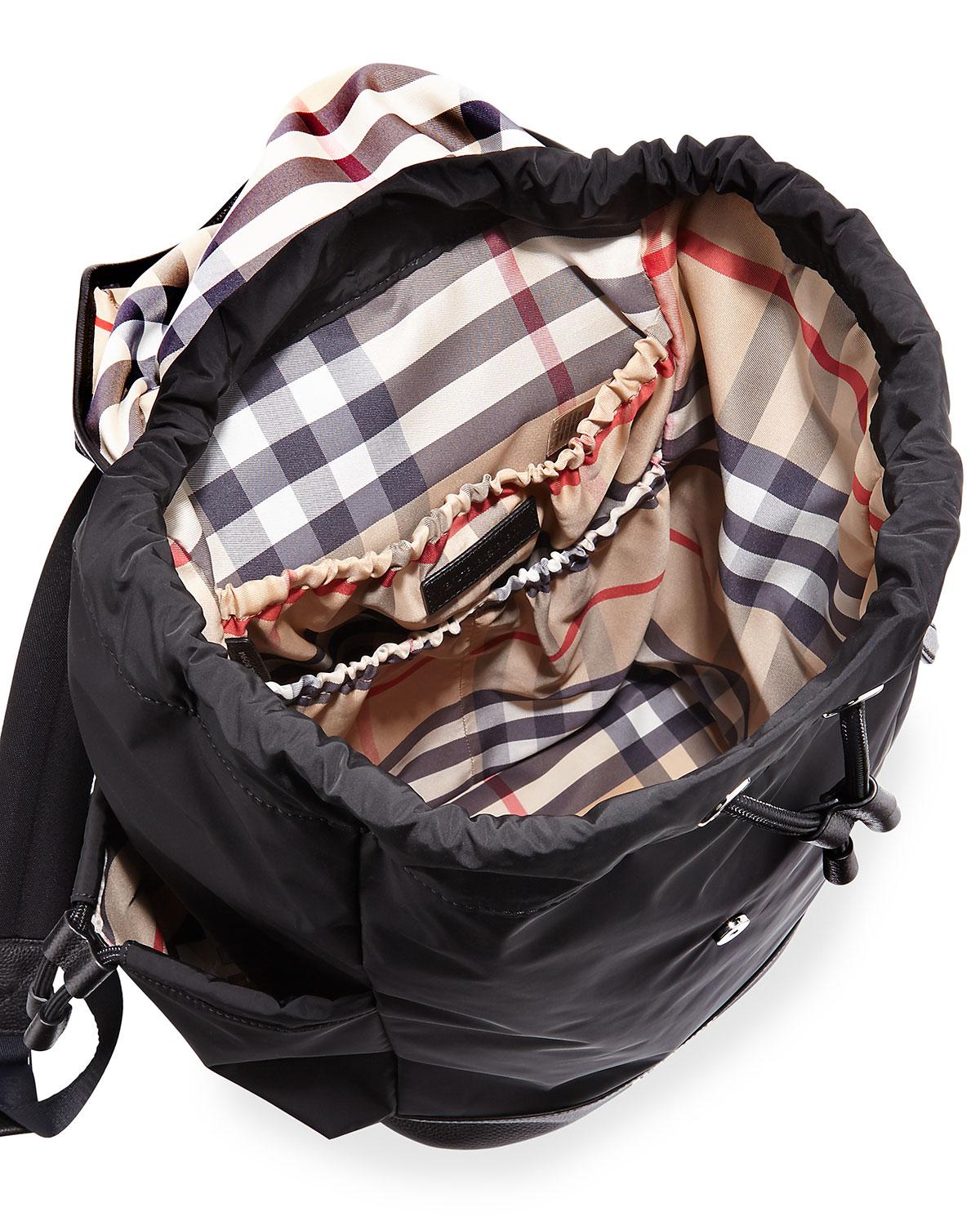 burberry watson diaper backpack black