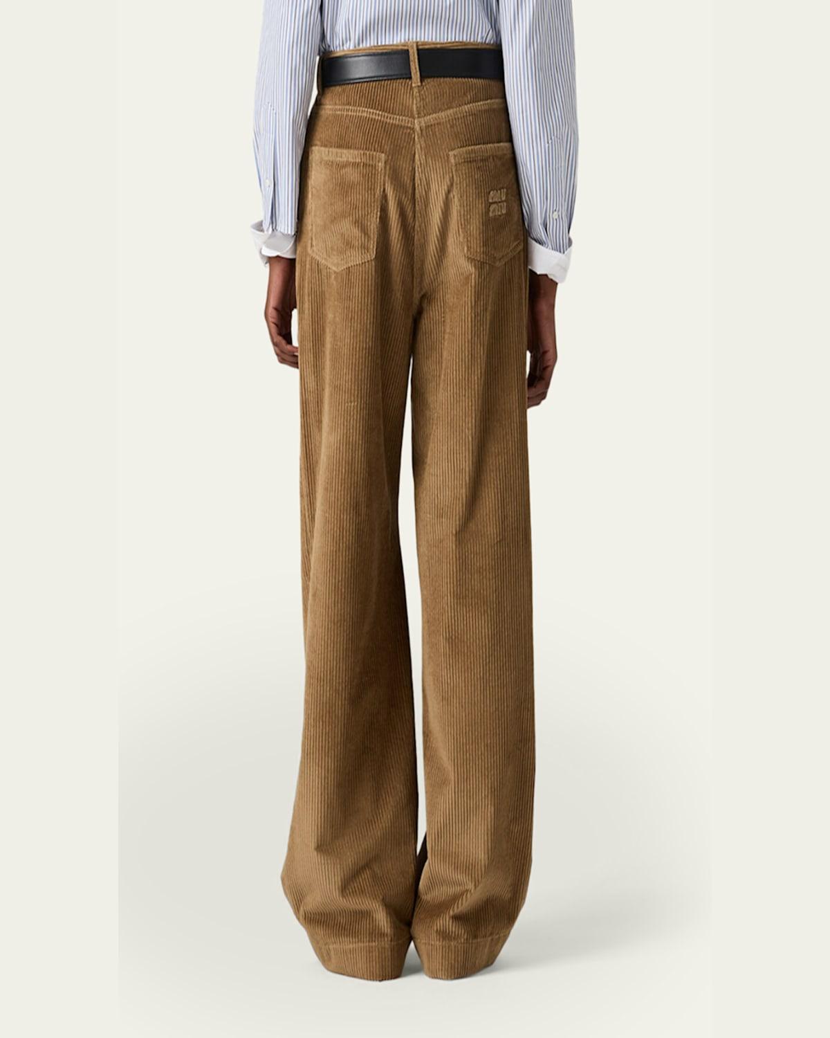 パンツ MIU MIU Corduroy trousers Vintage Miu Miu Corduroy Pants - Rust | Garmentory