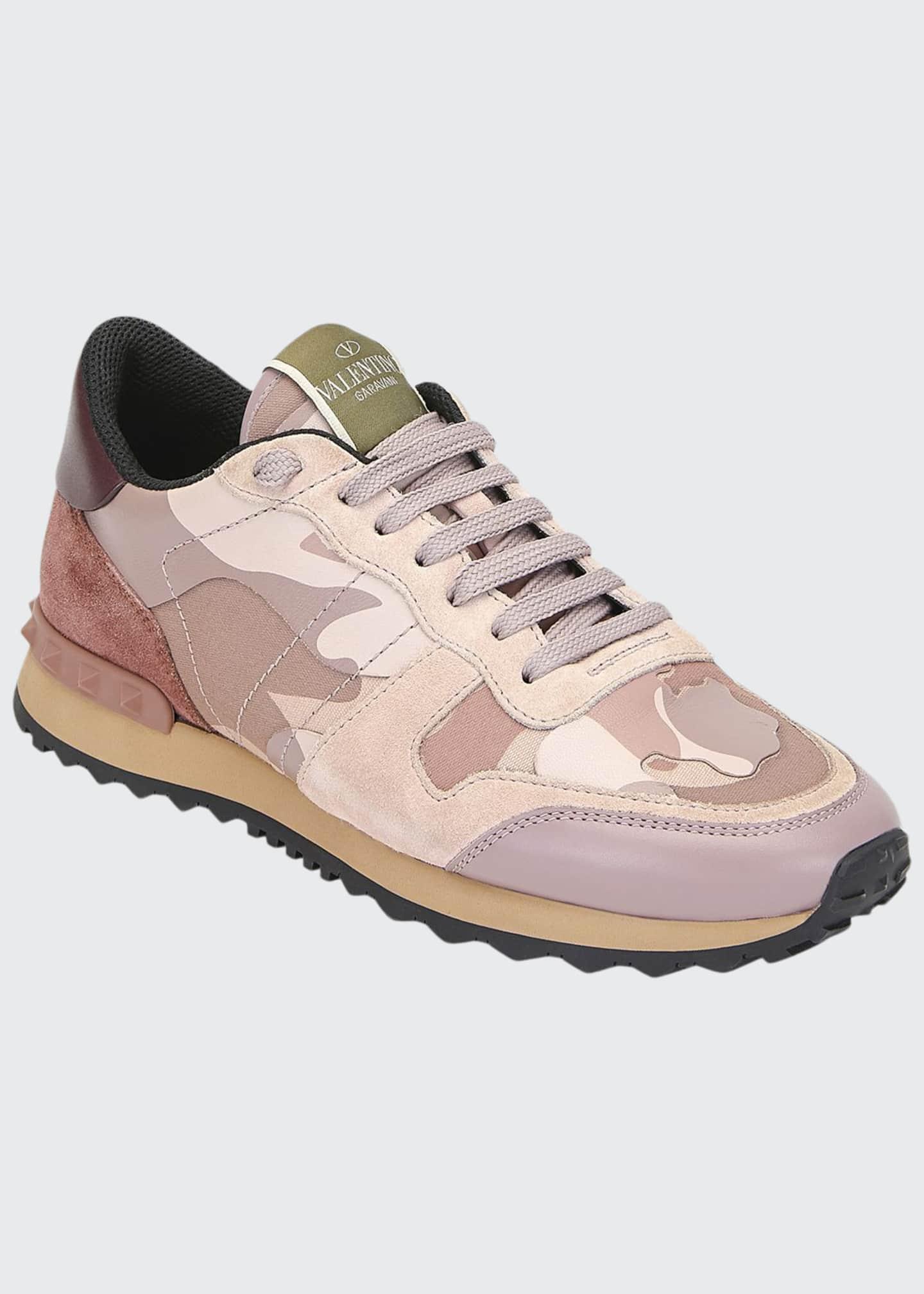 pink camo valentino trainers