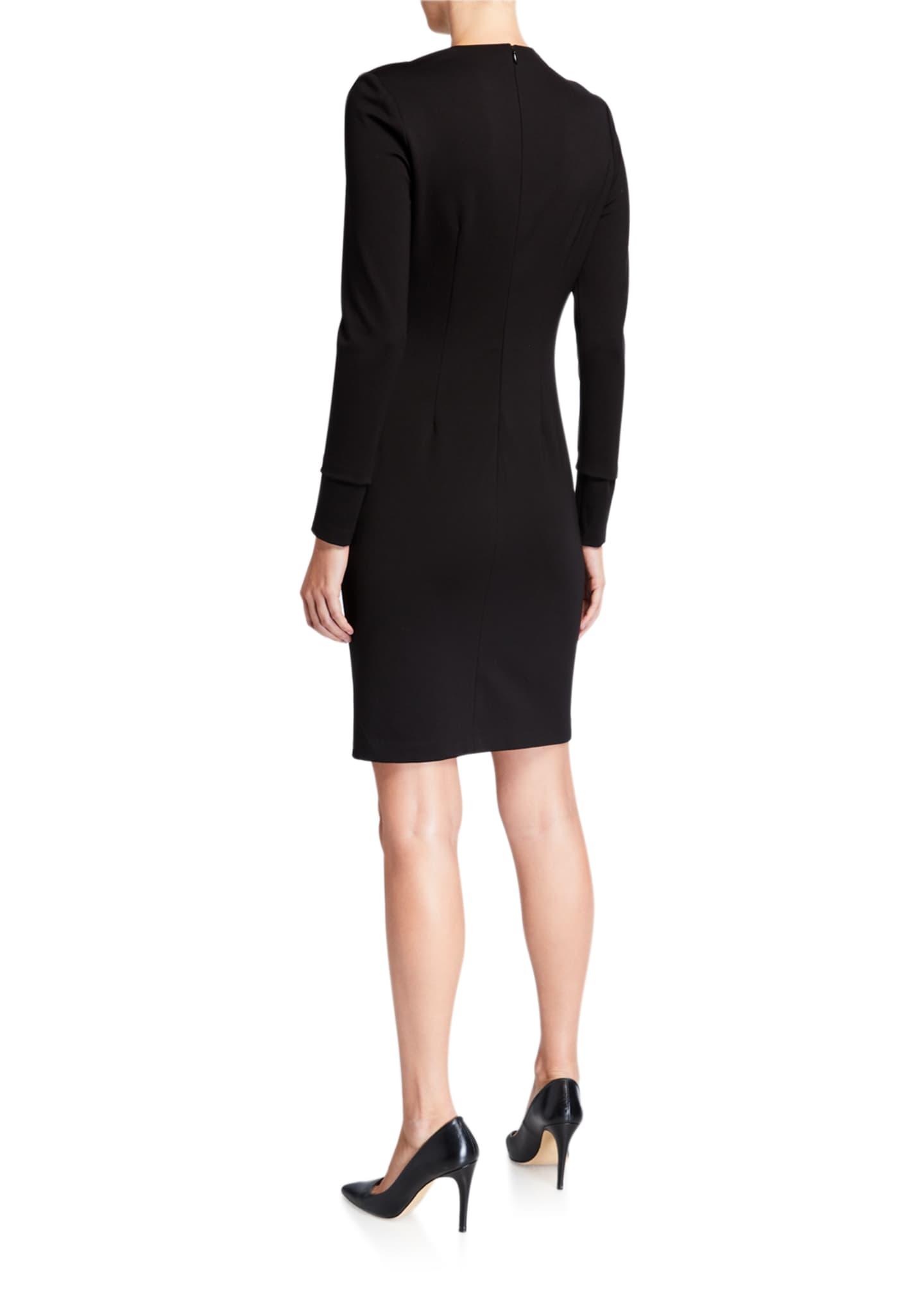 tahari black gown
