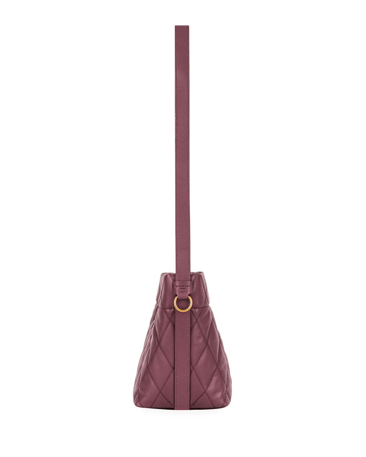gv quilted mini bucket bag