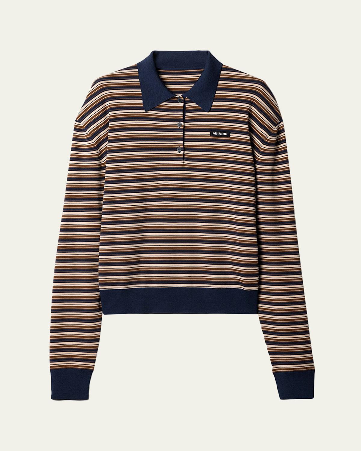 Miu Miu Long-sleeved tops for Women | Online Sale up to 39% off | Lyst