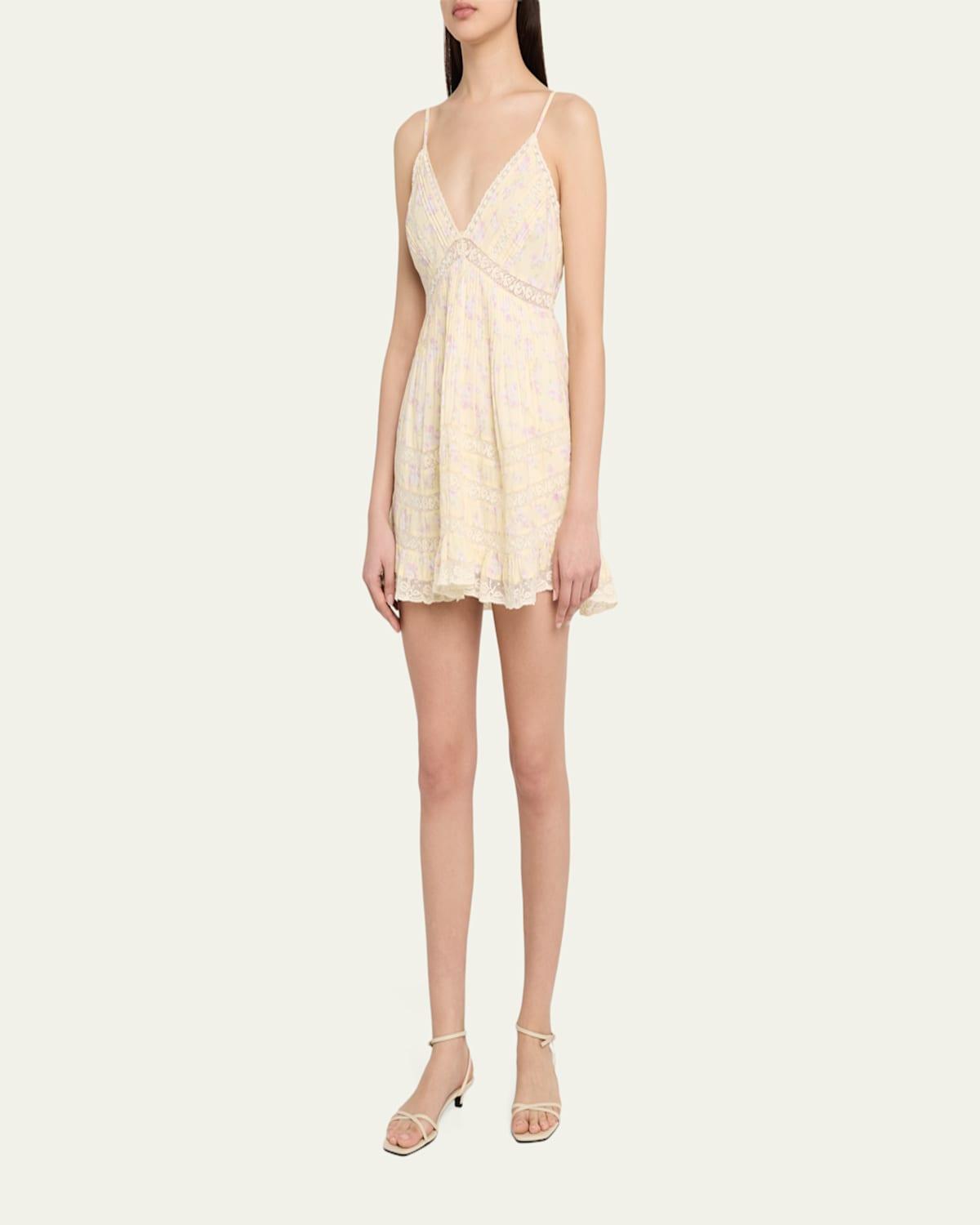alonna cotton floral mini dress Alonna Blooming Floral Mini Dress Rustic Orchid / S