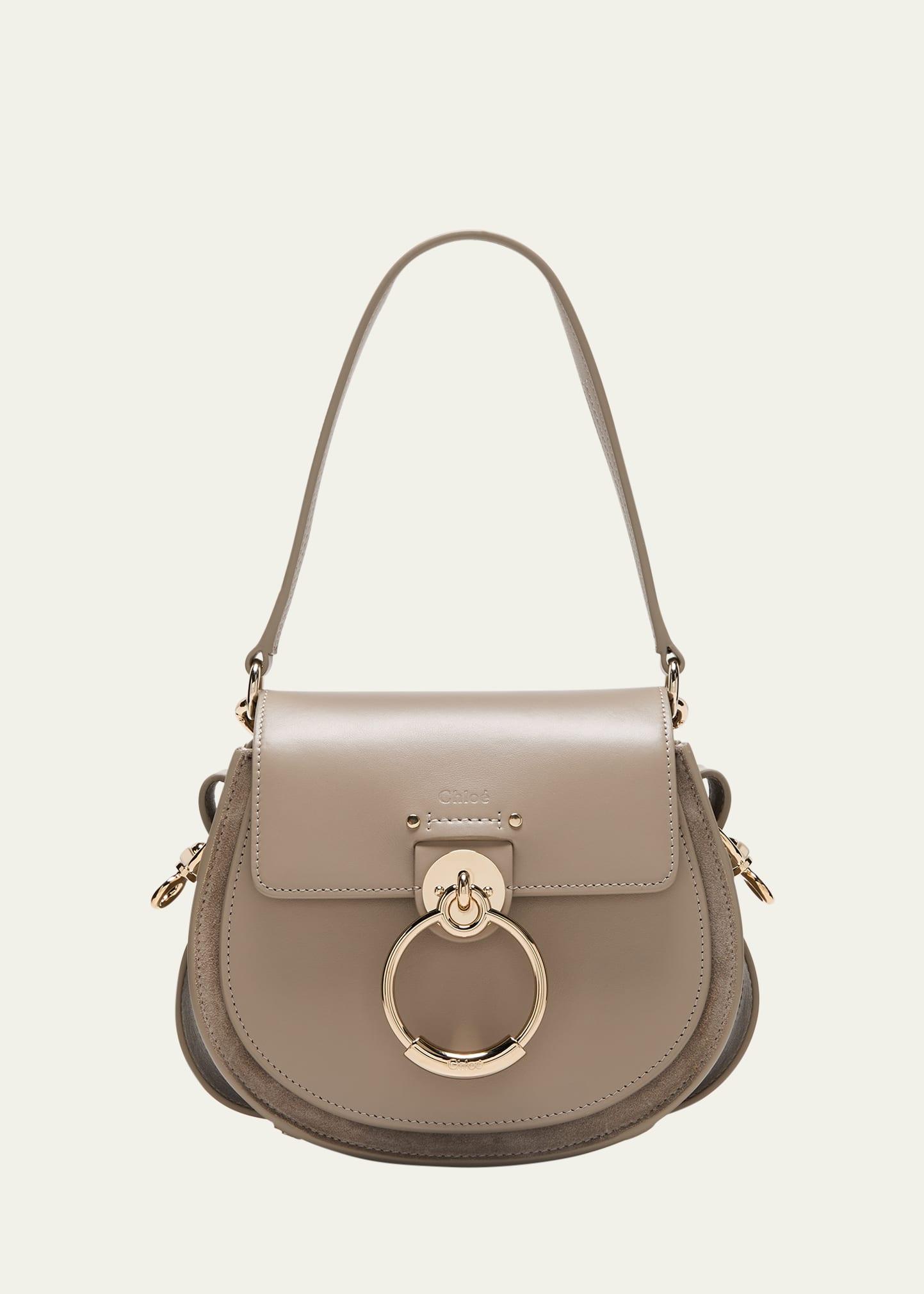 Chlo Tess Small Crossbody Bag In Leather in Natural Lyst
