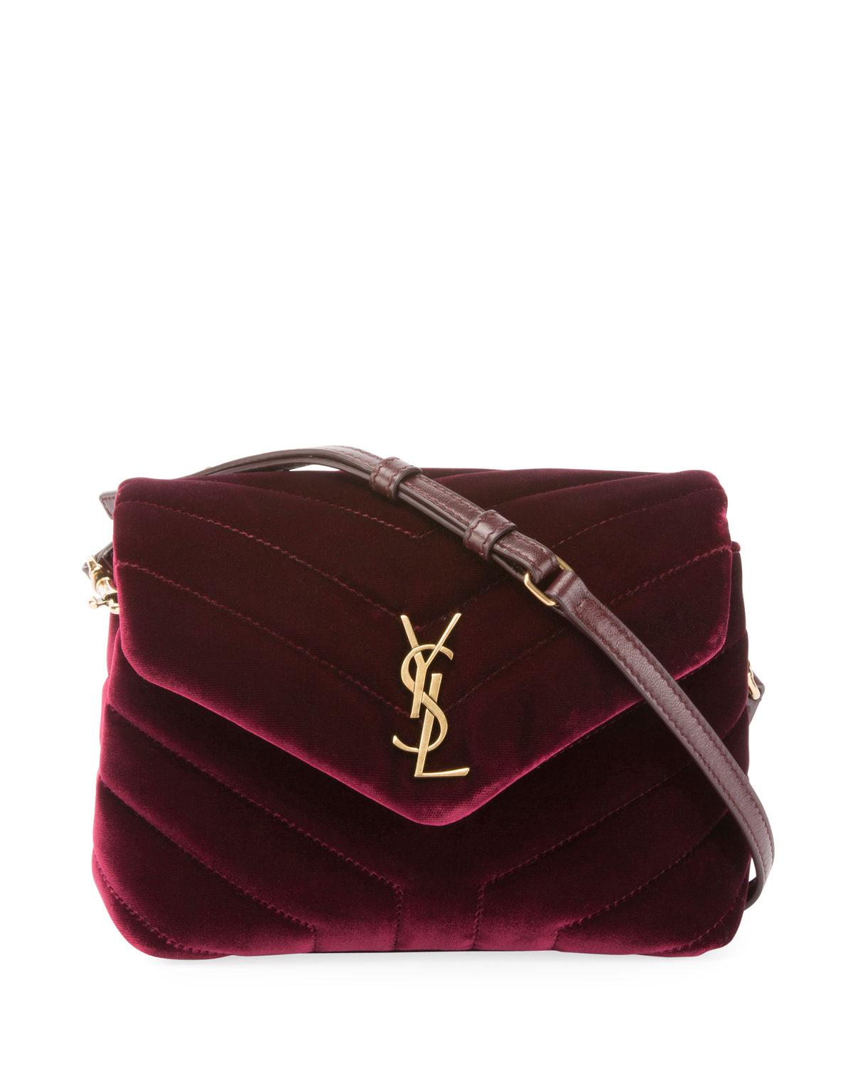 ysl loulou bag velvet