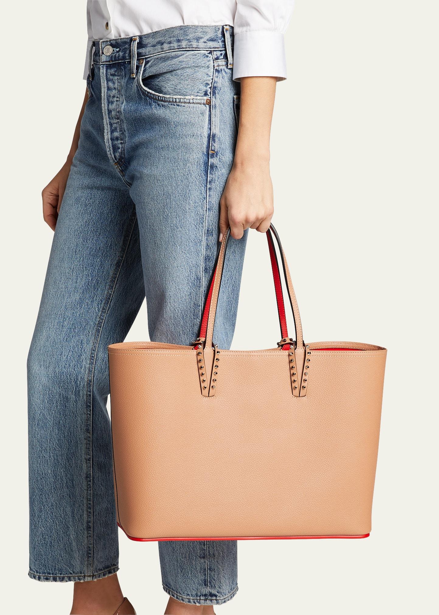 Christian Louboutin Cabata East west Leather Tote Bag in Brown Lyst