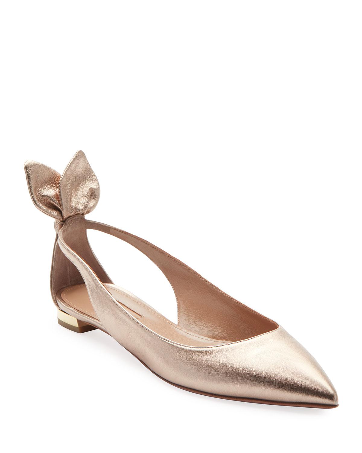 aquazzura deneuve ballet flats