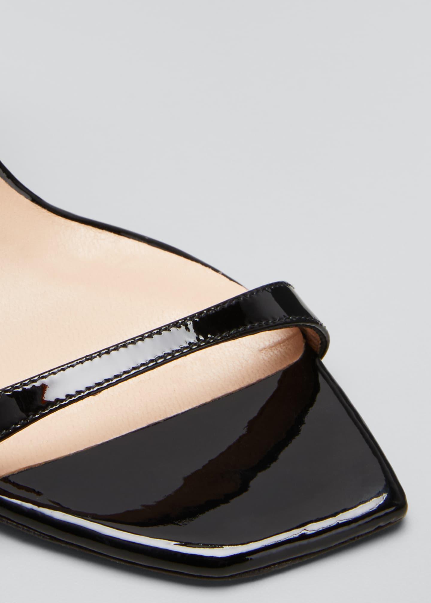 stuart weitzman aleena embellished leather slides