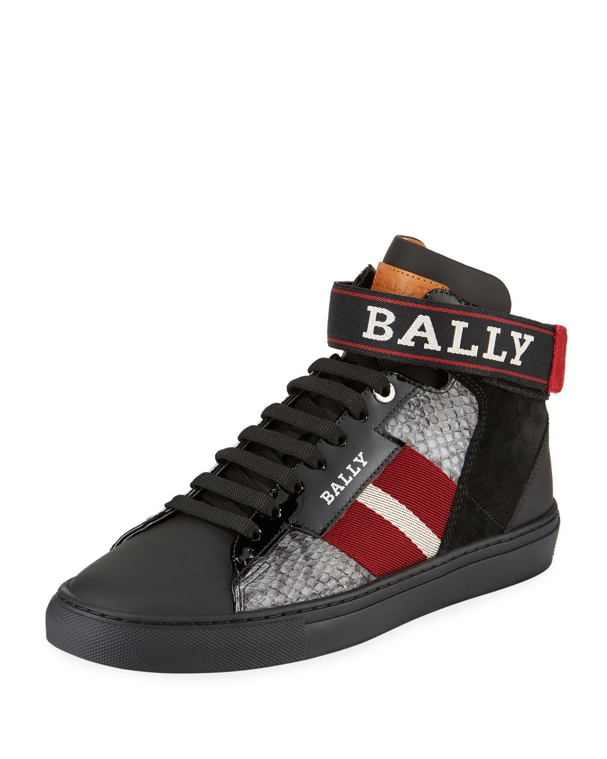 bally snakeskin shoes