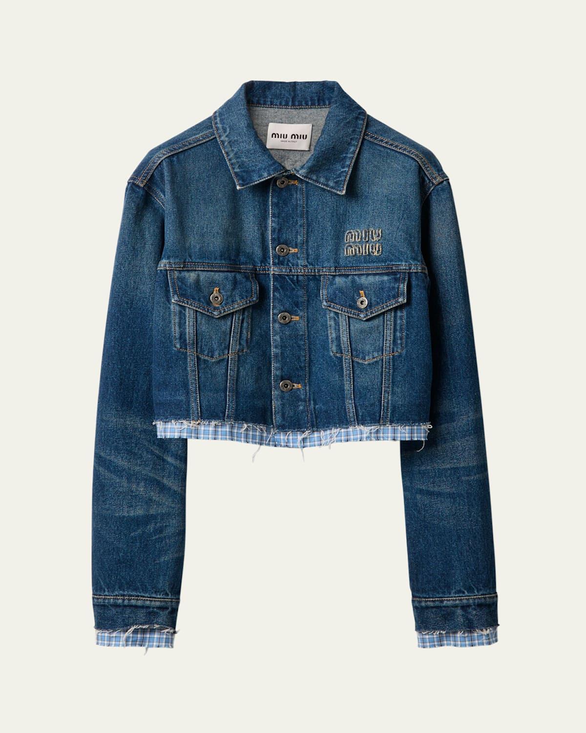 Miu Miu Jean and denim jackets for Women | Online Sale up to