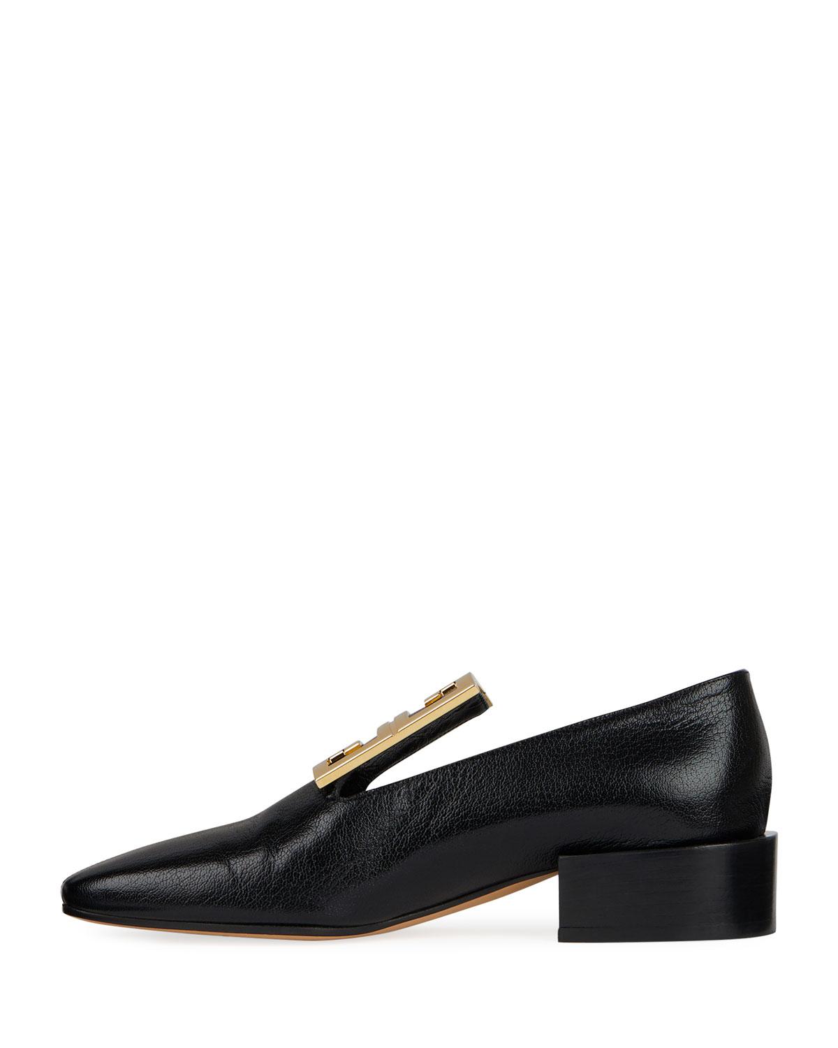 Givenchy Leather High-vamp Loafer With 4g Logo in Black - Save 49% - Lyst