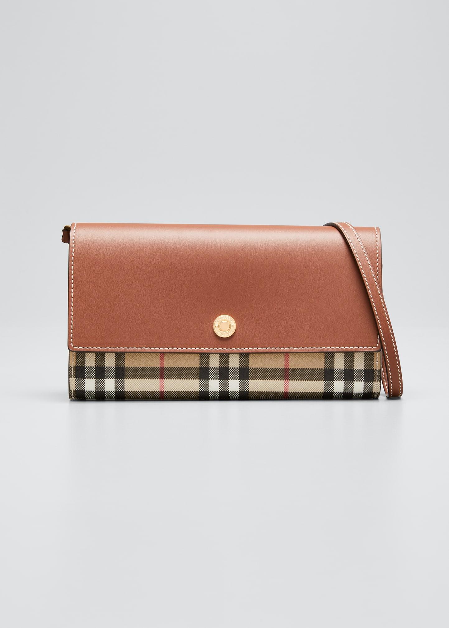 burberry hannah vintage check crossbody bag TGS A.A