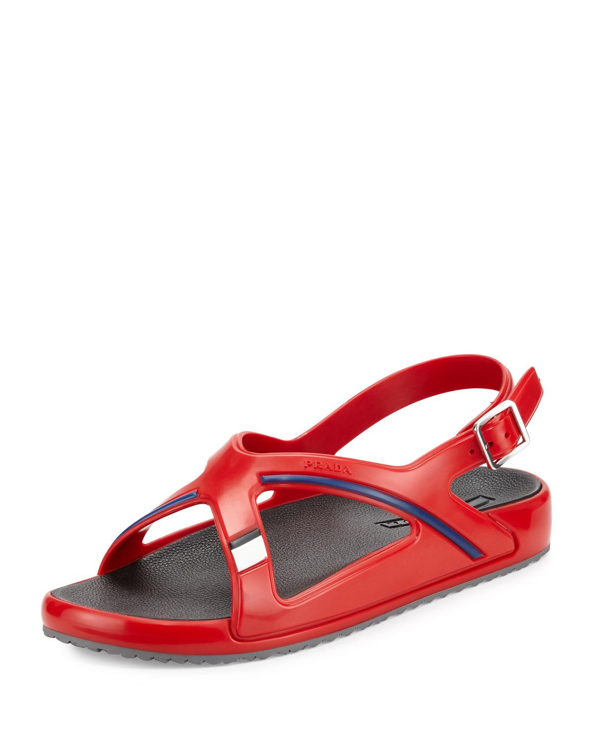 prada rubber sandals