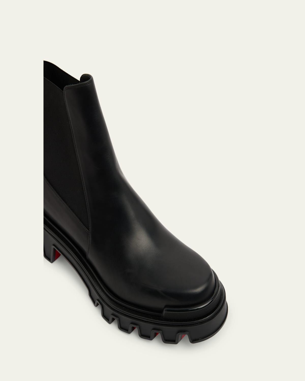 Christian Louboutin Mens Marchacroche Dune Uomo Black Leather Chelsea Boot 46 13 26204387~black_1750956772774_0.jpg main image 3