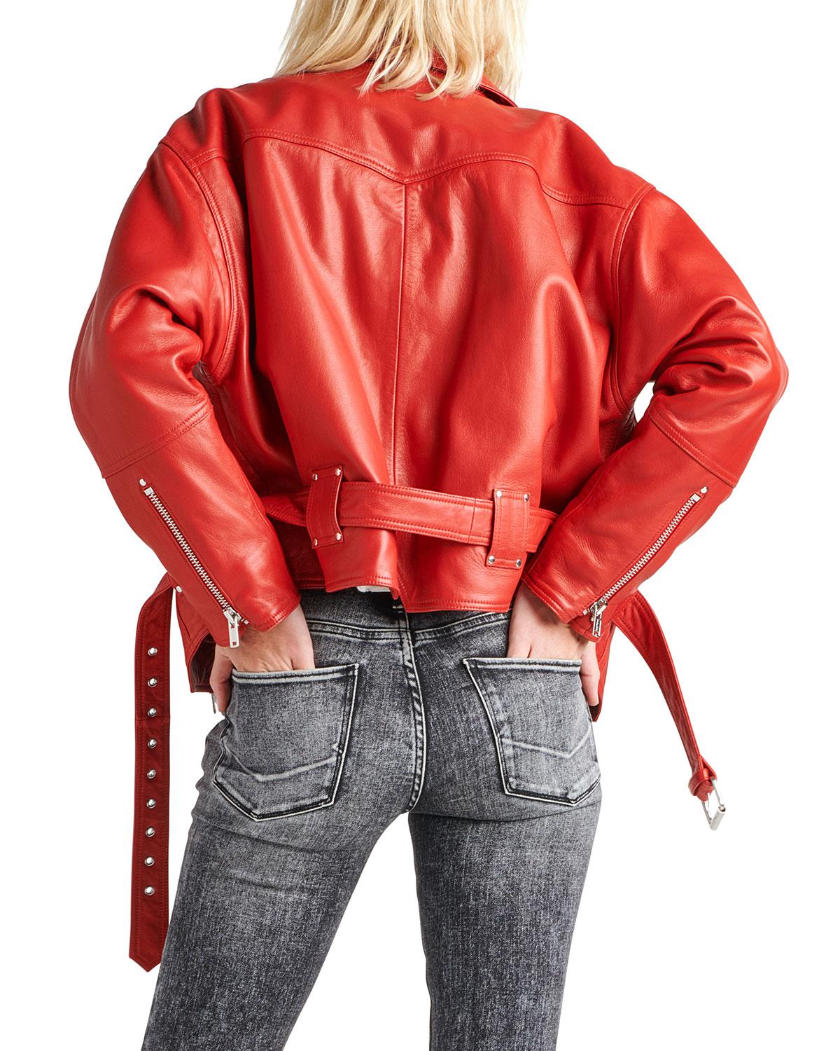 hudson jeans leather jacket