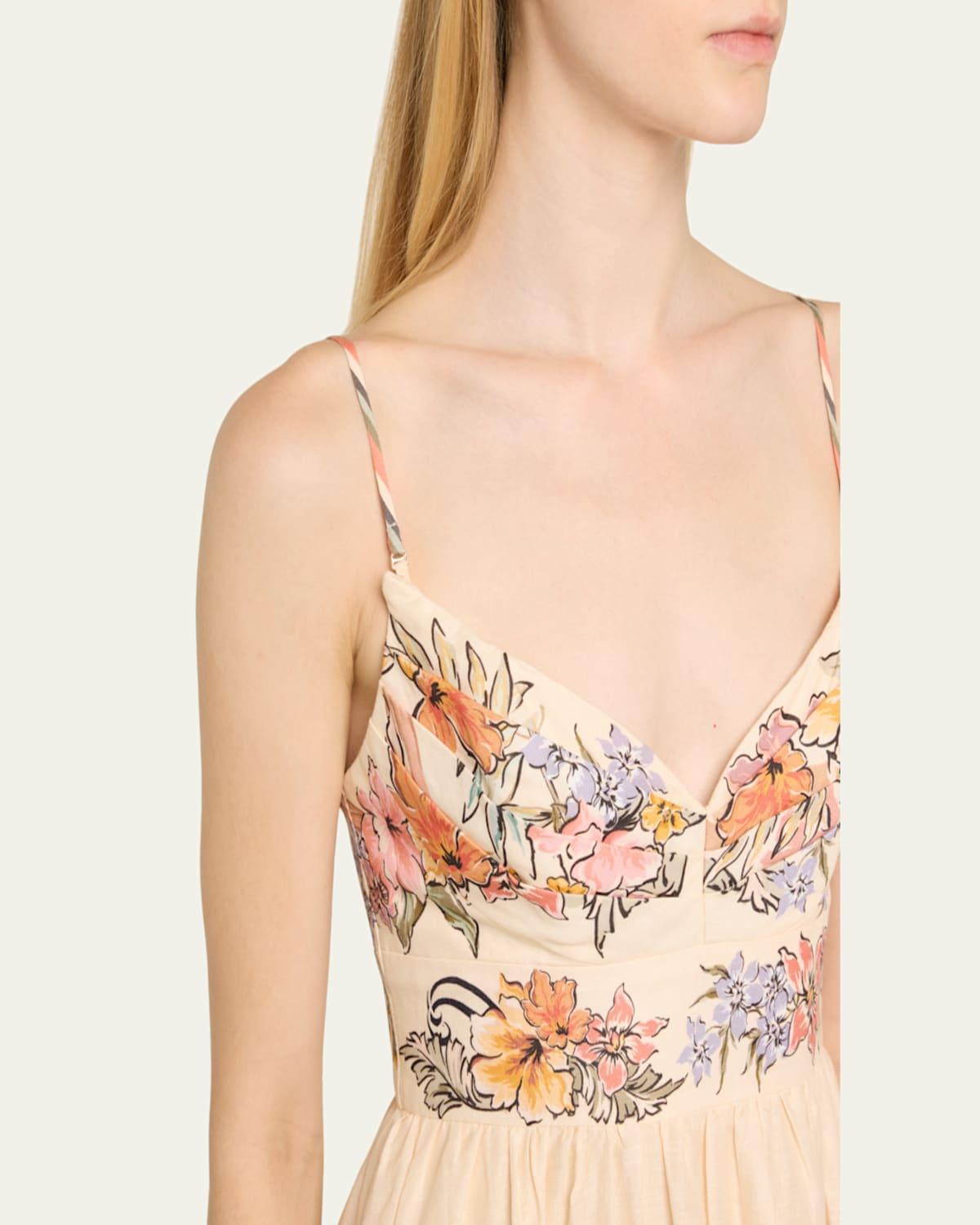 【Zimmermann】TALLOW TUCKED BODICE DRESS タックボディス Zimmermann - Tallow Tucked Bodice Dress | All The Dresses