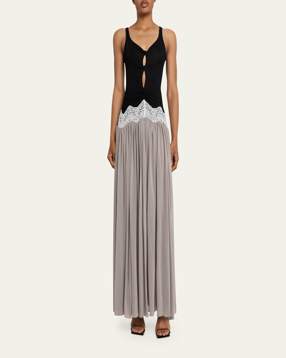 strapless open back dress Ava Dress S / Light Ice Blue