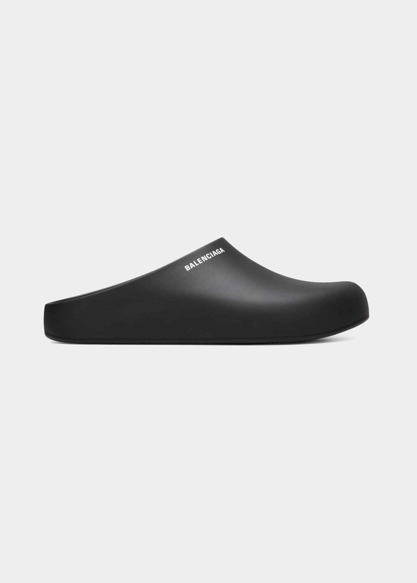 balenciaga clog pool slides
