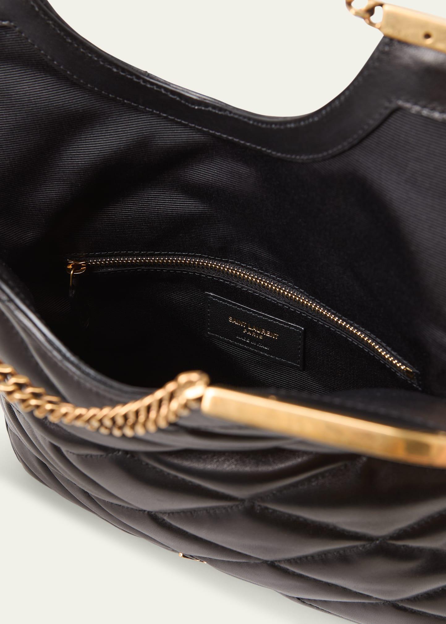 Saint Laurent Cerniera YSL Quilted Leather Top-Handle Bag - Bergdorf Goodman