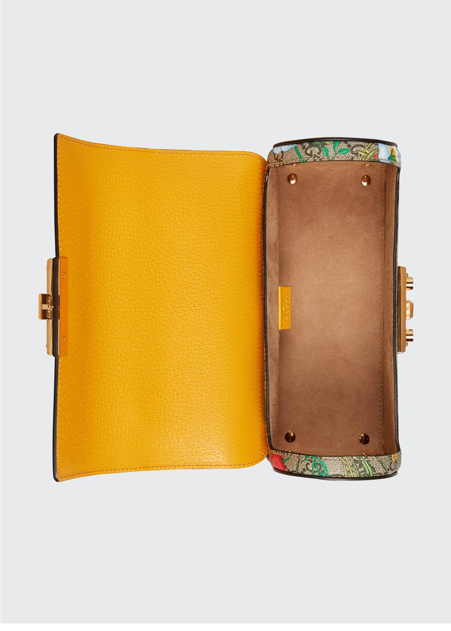 Gucci Flora Gg Supreme Top Handle Bamboo Bag | Lyst