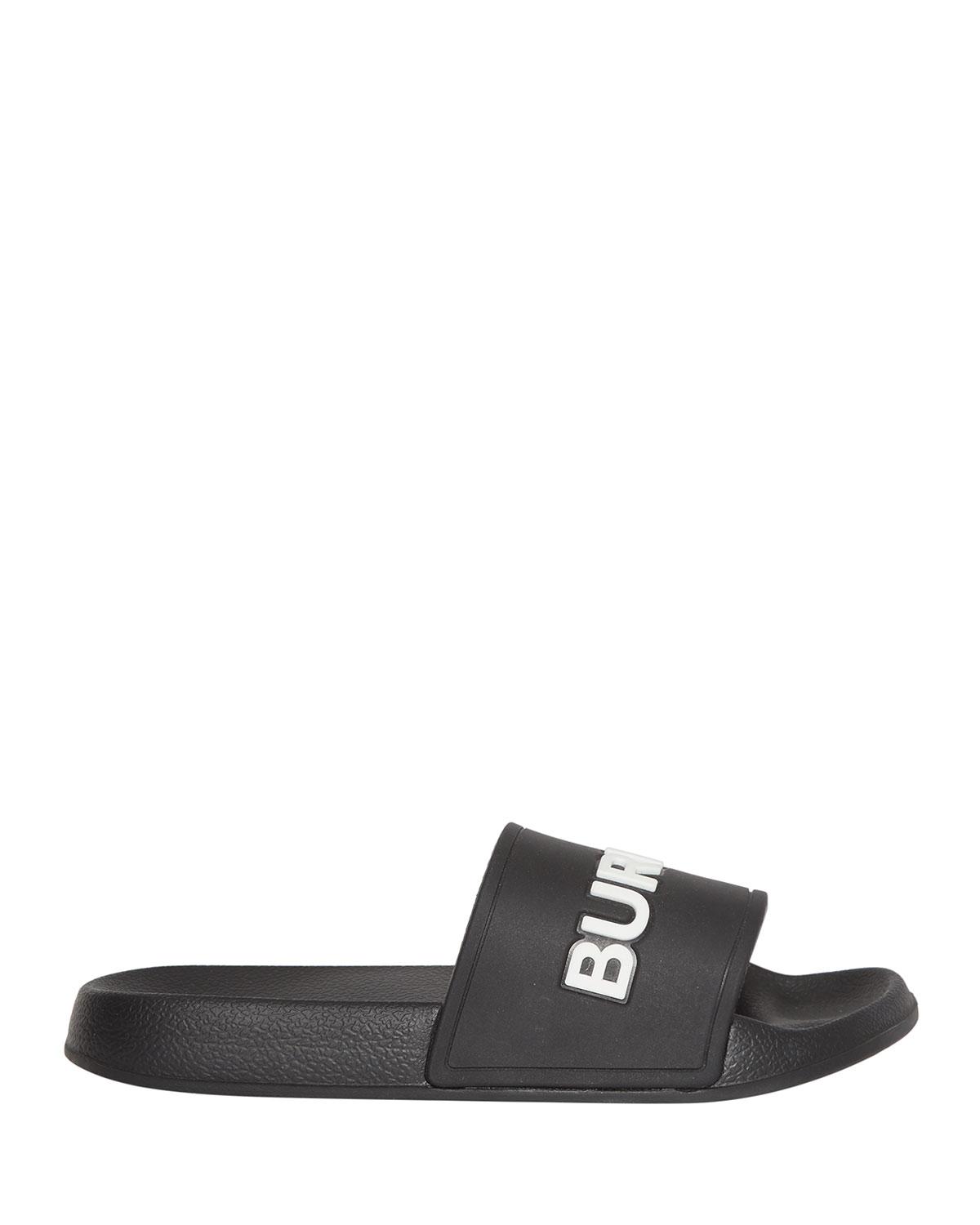 Brand New Burberry Black Padded Slides 26FBFD9B-AB91-4E42-AFAA-  main image 3