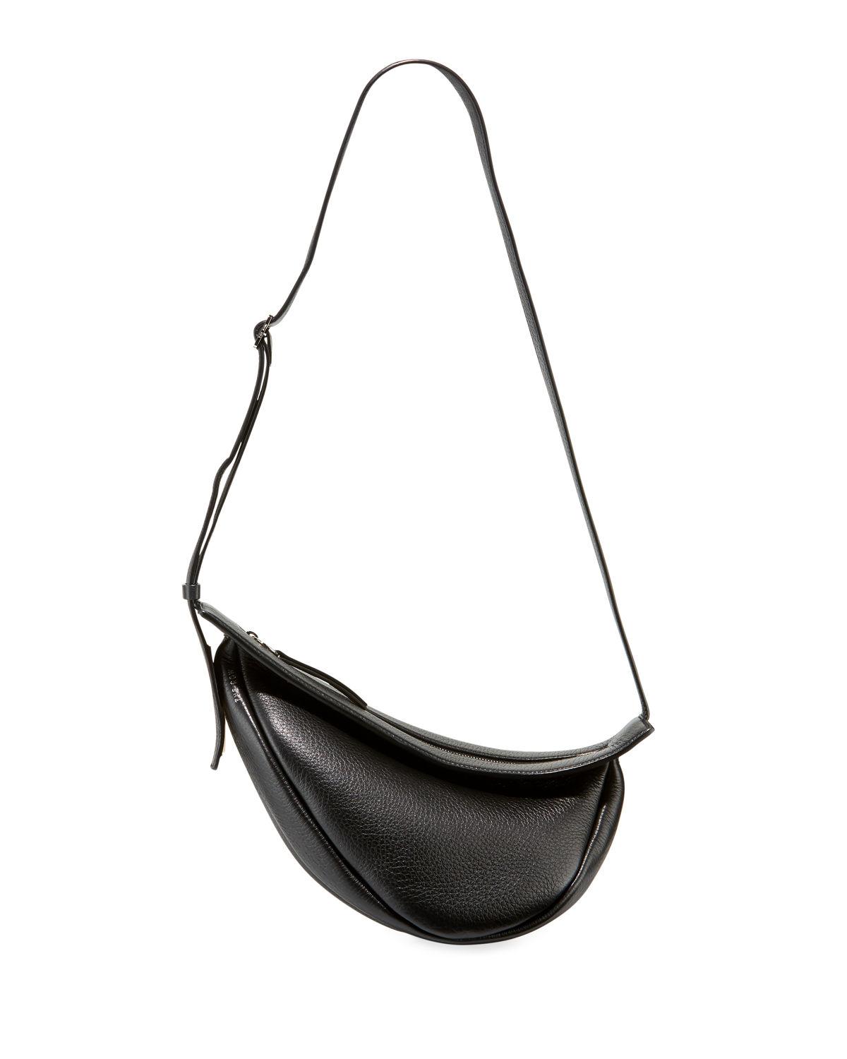 black slouch cross body bag