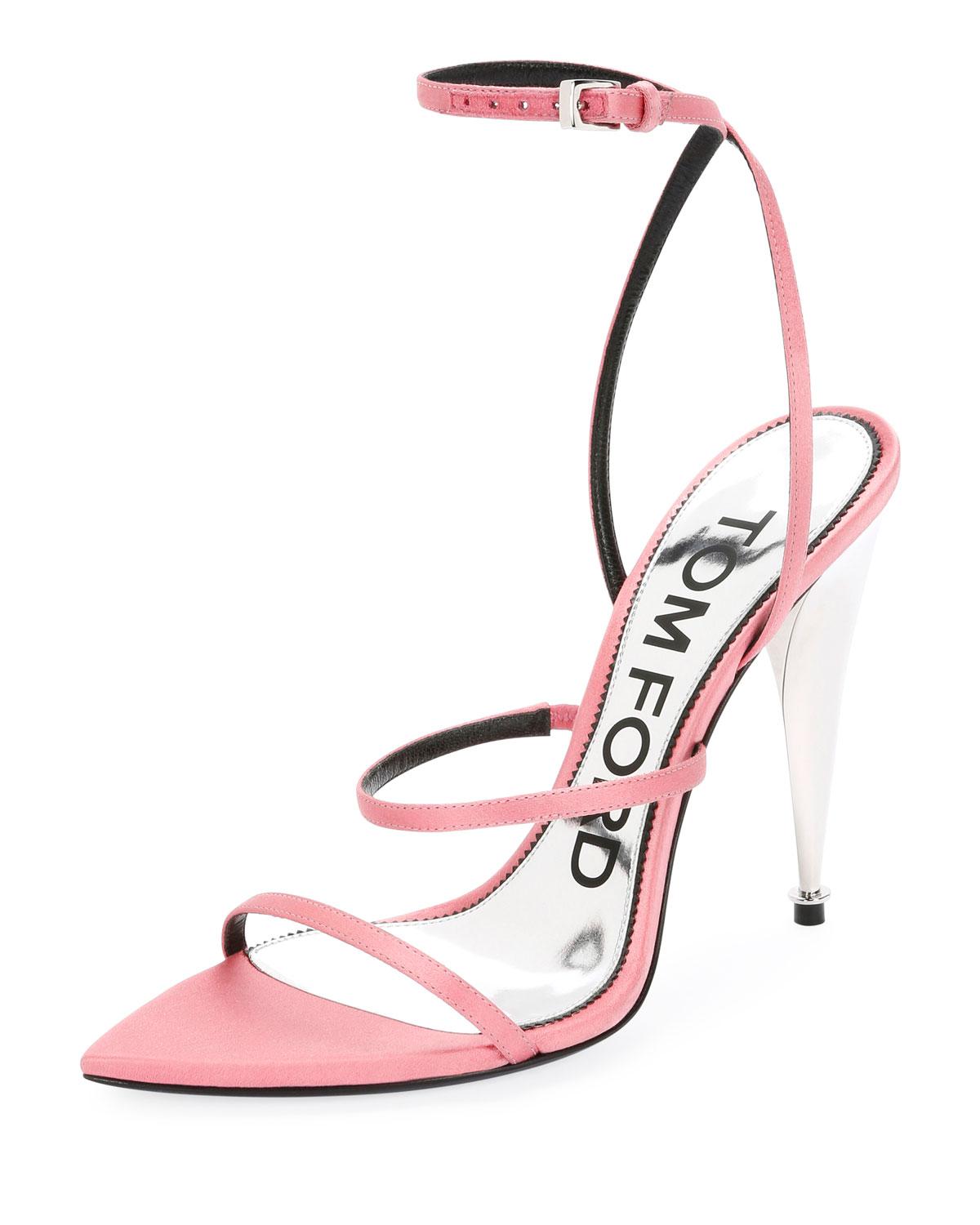 Tom Ford Satin Blade Naked Sandals in 