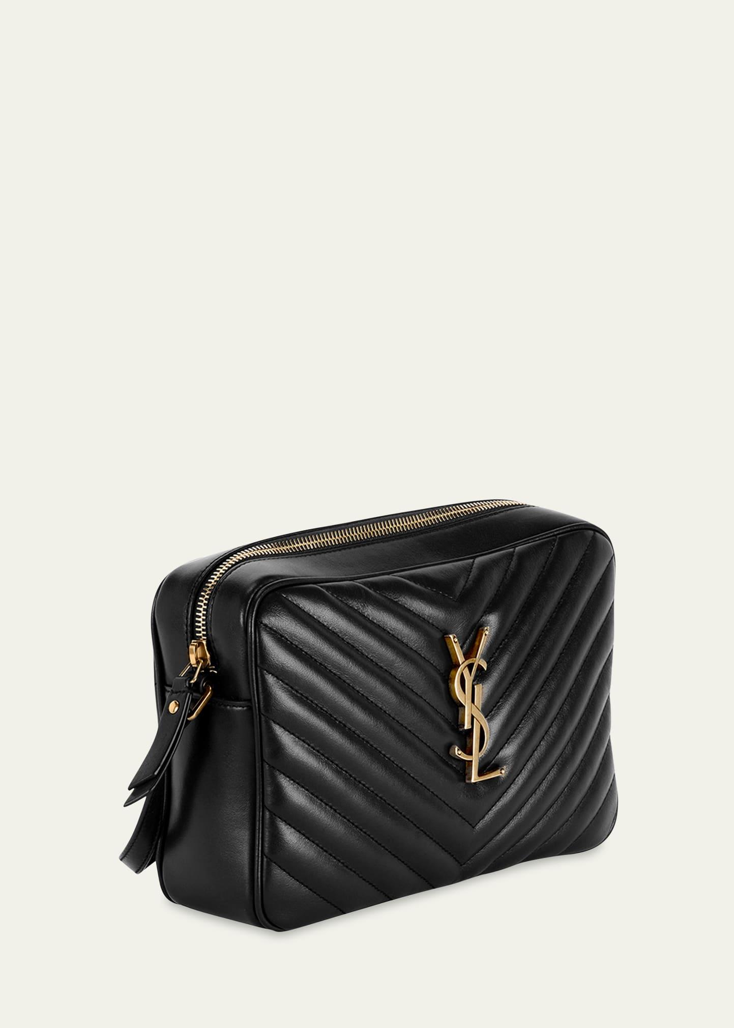 Saint Laurent Lou Medium YSL Quilted Camera Crossbody Bag with Pocket -  Bergdorf Goodman