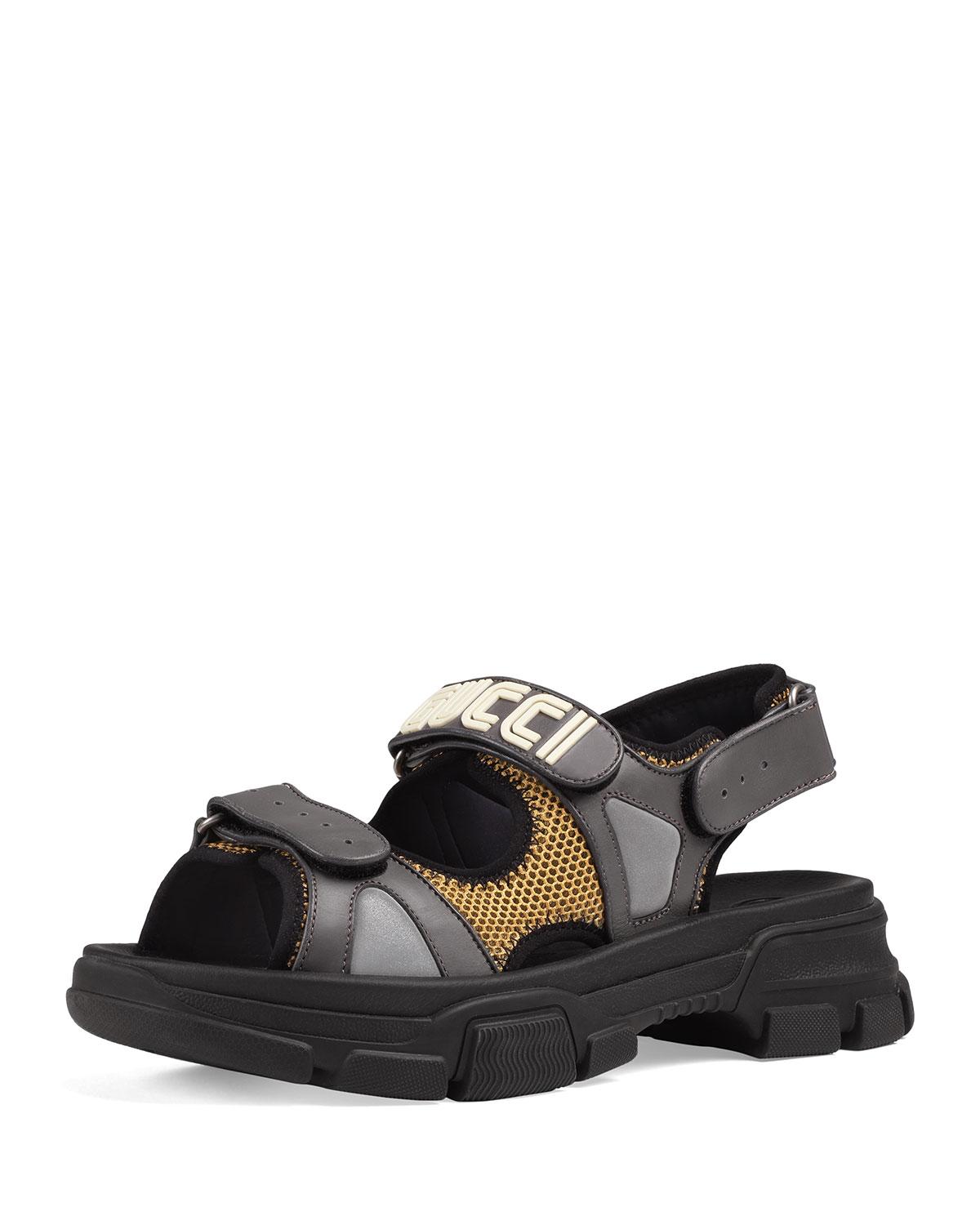 gucci mesh sandals